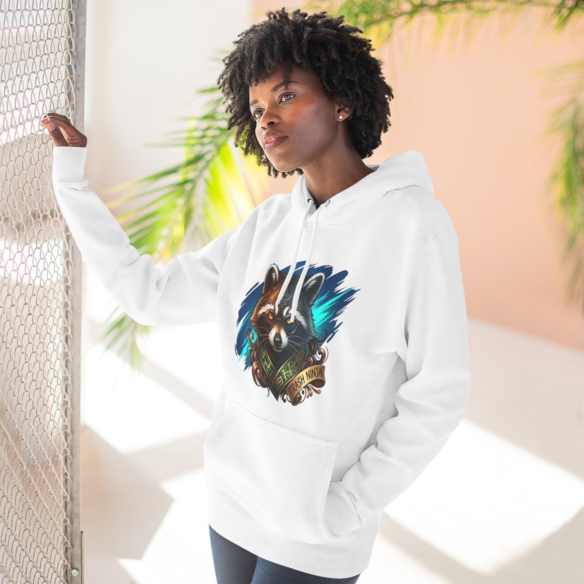 Raccoon Portrait Hoodie — Cute Forest Animal Graphic Pullover 27 Raccoon Portrait Hoodie — Cute Forest Animal Graphic Pullover - Imagen 27