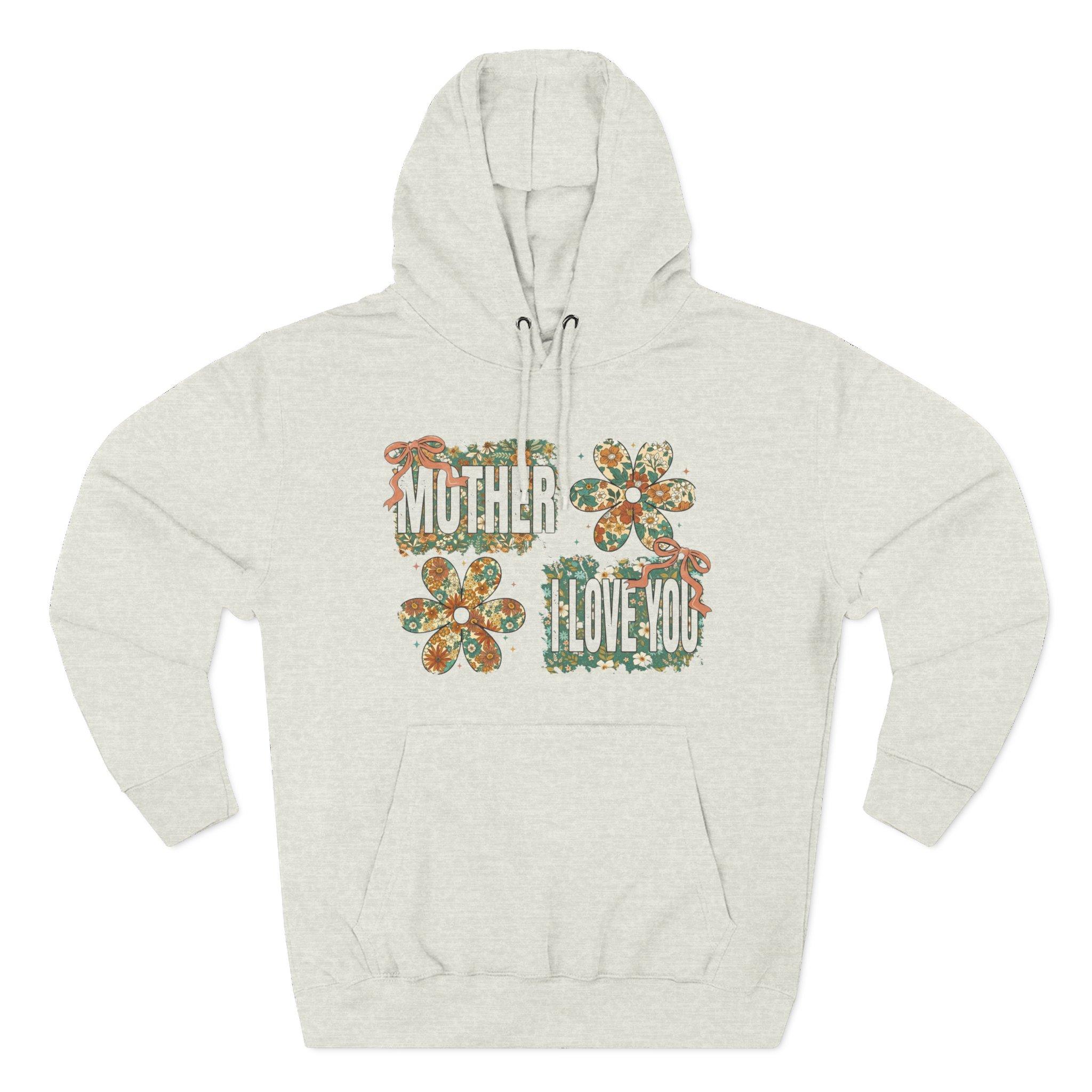 Sudadera con capucha floral "Mother I Love You" — Sudadera polar retro con estampado floral 24 Sudadera con capucha floral "Mother I Love You" — Sudadera polar retro con estampado floral - Imagen 24