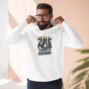 Sudadera con capucha Aventura en la ciudad — Sudadera con capucha de forro polar con estampado Streetwise Urban Jungle