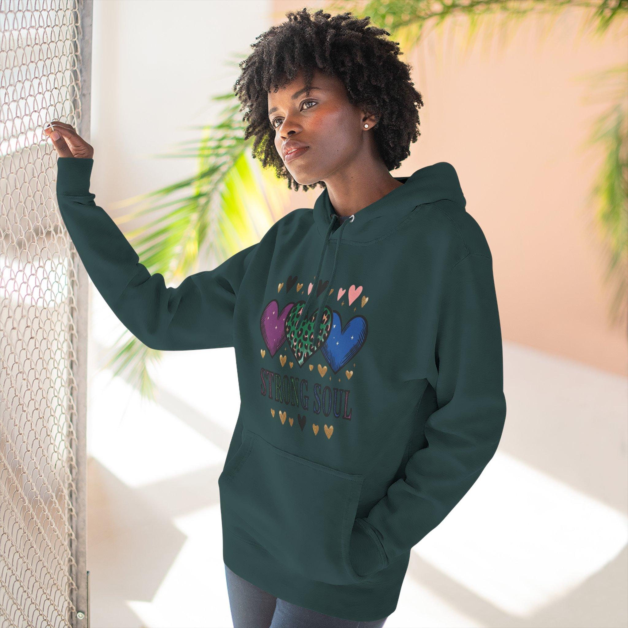 Heart Pattern Hoodie - Colorful Hearts Graphic Pullover for Women & Teens 18 Heart Pattern Hoodie - Colorful Hearts Graphic Pullover for Women & Teens - Imagen 18