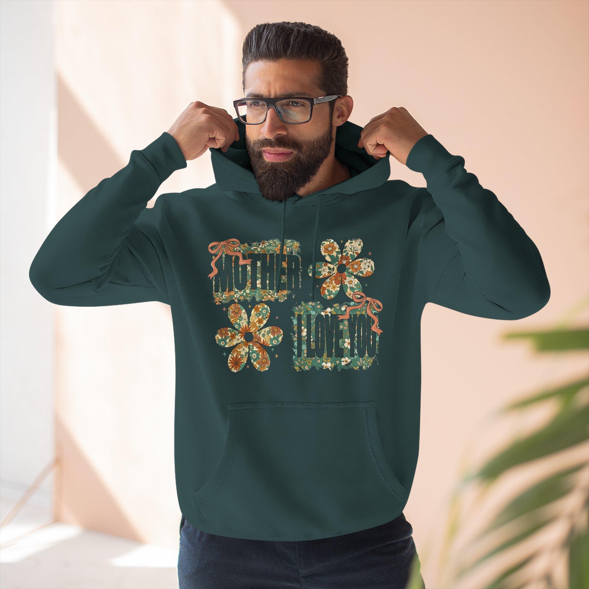 Sudadera con capucha floral "Mother I Love You" — Sudadera polar retro con estampado floral 26 Sudadera con capucha floral "Mother I Love You" — Sudadera polar retro con estampado floral - Imagen 26