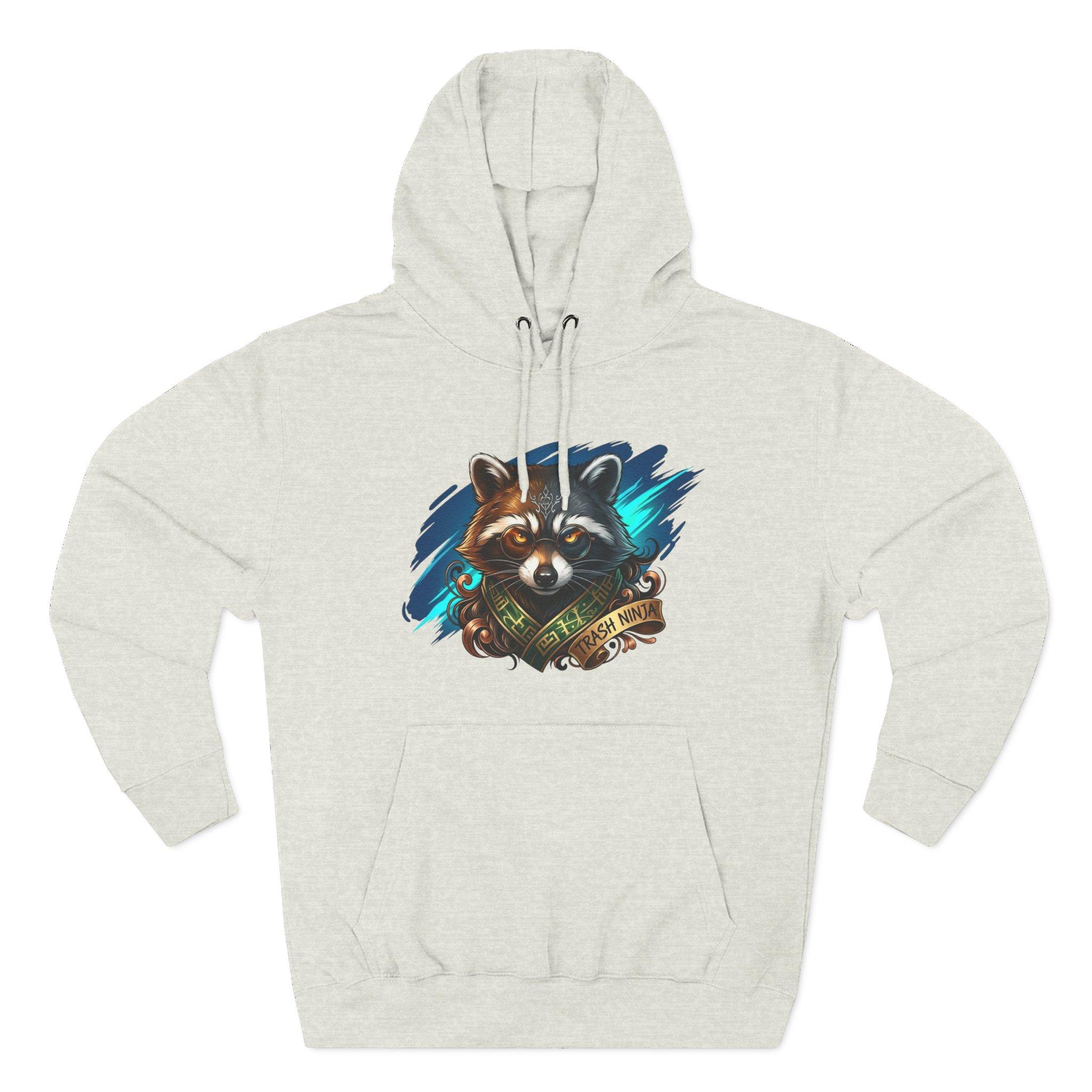 Raccoon Portrait Hoodie — Cute Forest Animal Graphic Pullover 24 Raccoon Portrait Hoodie — Cute Forest Animal Graphic Pullover - Imagen 24