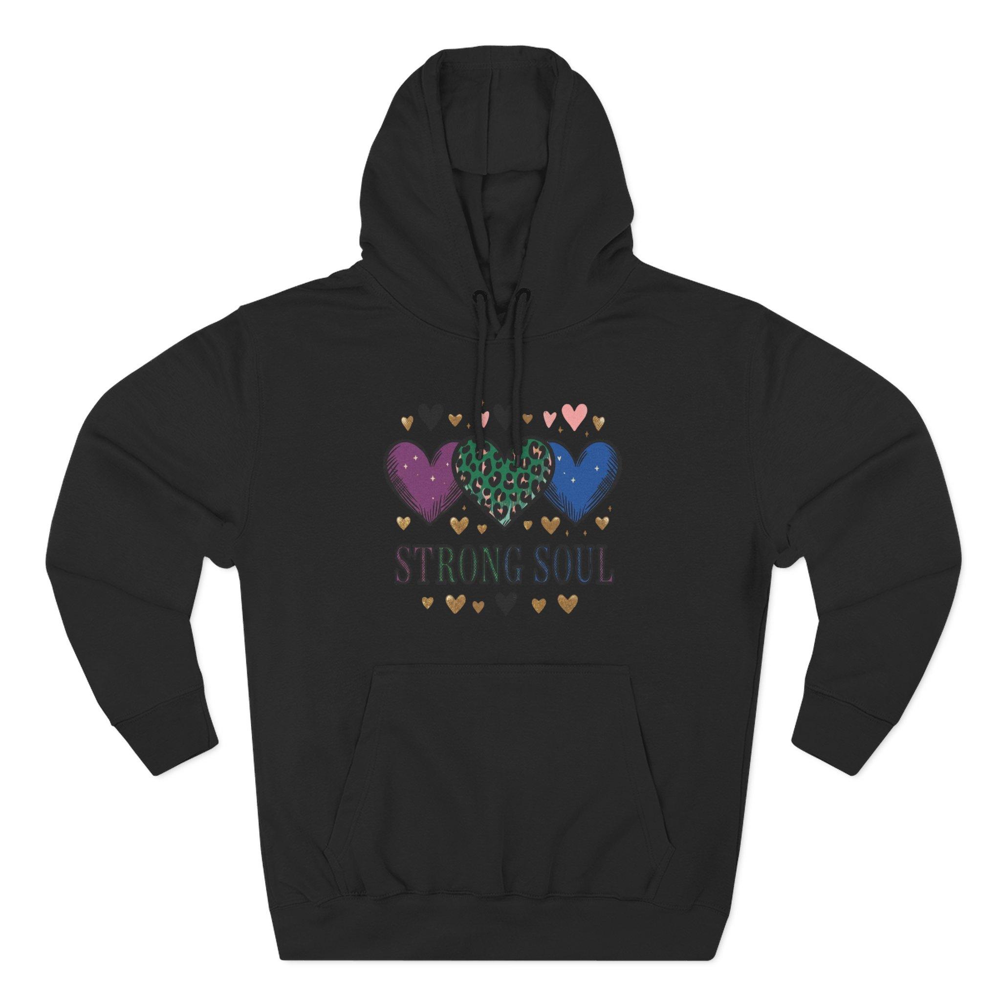 Heart Pattern Hoodie - Colorful Hearts Graphic Pullover for Women & Teens 8 Heart Pattern Hoodie - Colorful Hearts Graphic Pullover for Women & Teens - Imagen 8