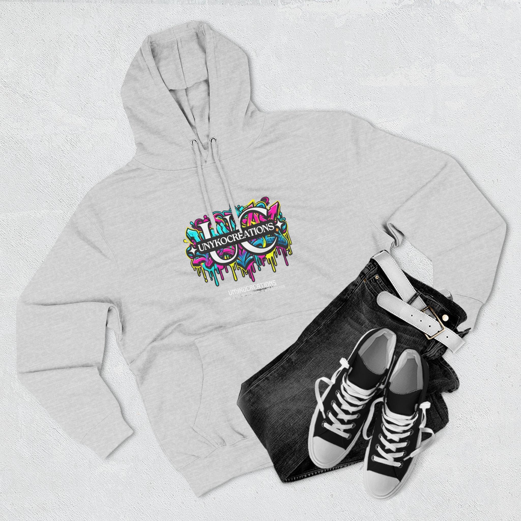 Graffiti Logo Hoodie - Colorful Urban Streetwear Fleece 14 Graffiti Logo Hoodie - Colorful Urban Streetwear Fleece - Imagen 14