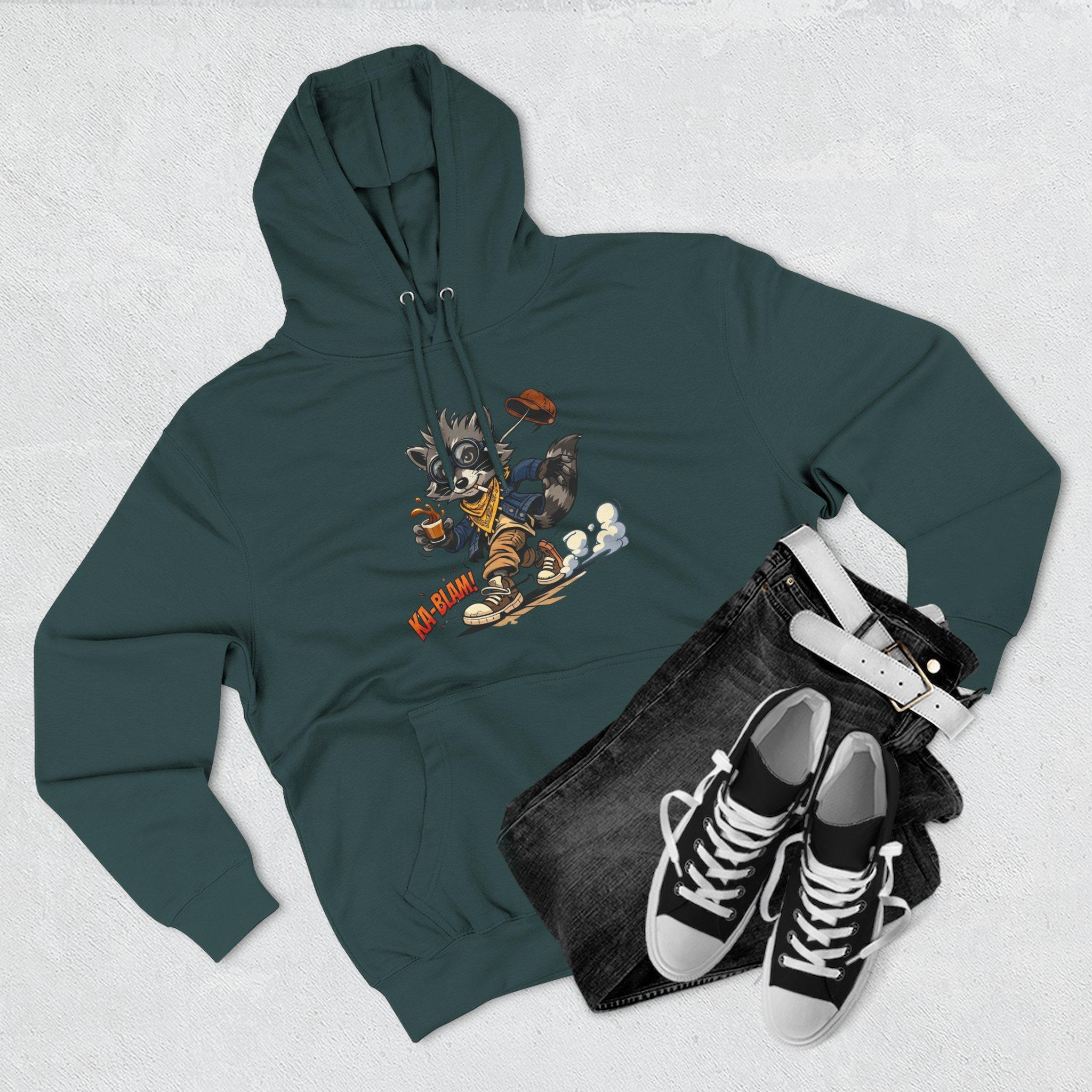 Vintage Football Raccoon Hoodie — Grunge Cartoon Sports Pullover 20 Vintage Football Raccoon Hoodie — Grunge Cartoon Sports Pullover - Imagen 20