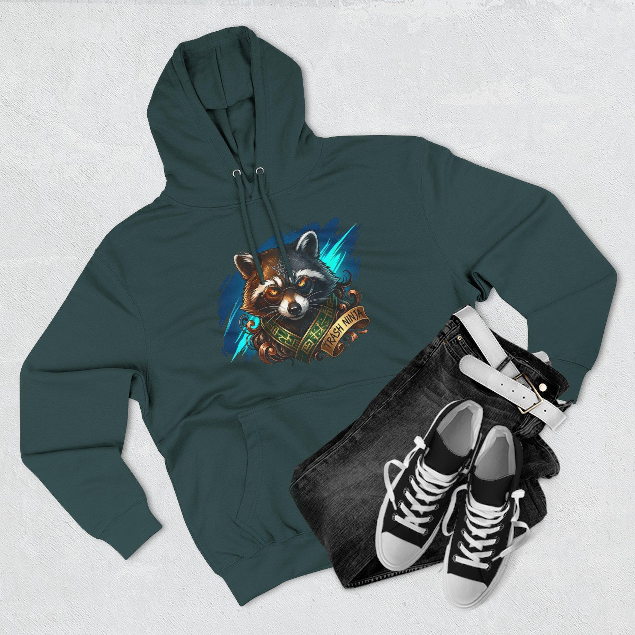 Raccoon Portrait Hoodie — Cute Forest Animal Graphic Pullover 33 Raccoon Portrait Hoodie — Cute Forest Animal Graphic Pullover - Imagen 33