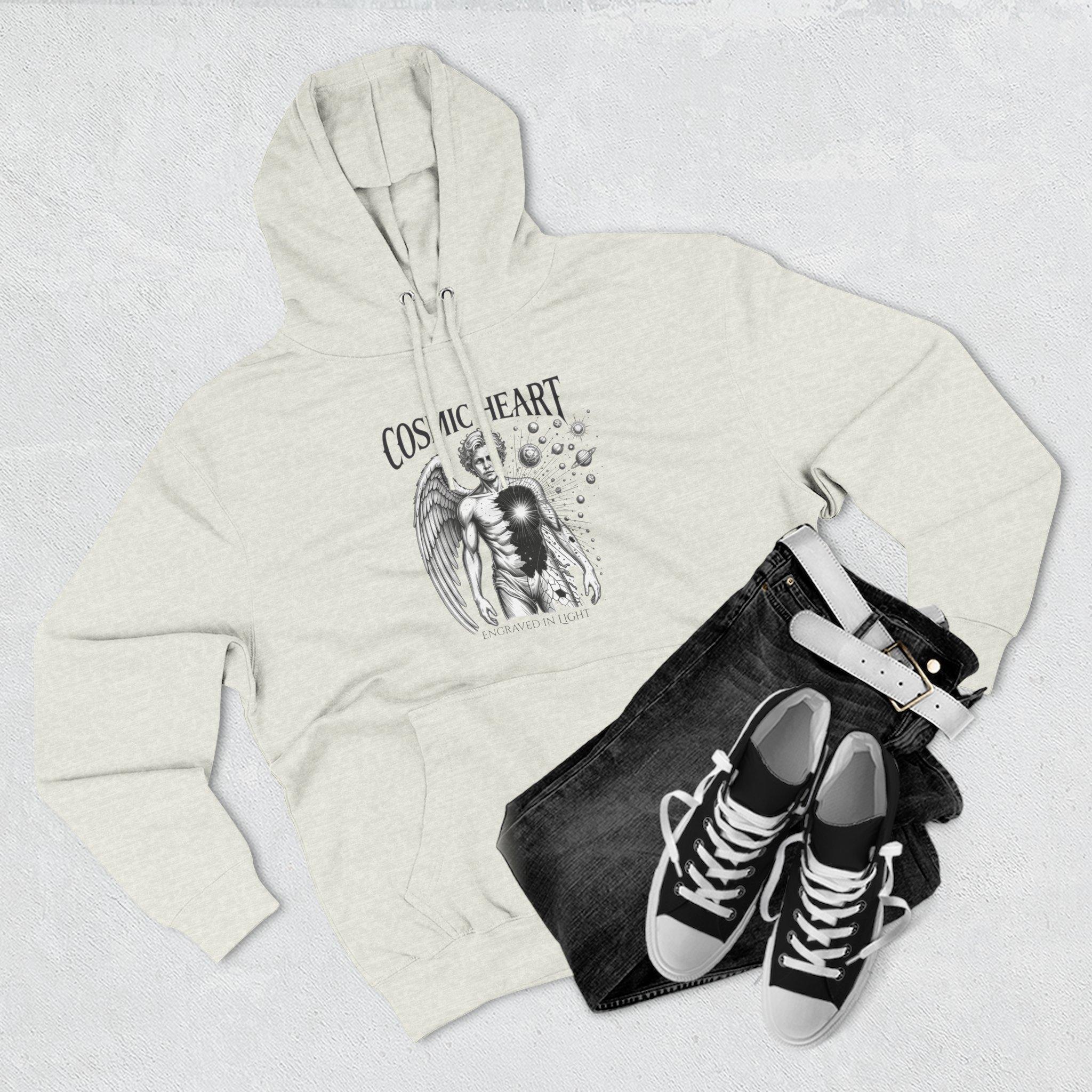 Cosmic Heart Angel Hoodie — Vintage Celestial Graphic Pullover 14 Cosmic Heart Angel Hoodie — Vintage Celestial Graphic Pullover - Imagen 14