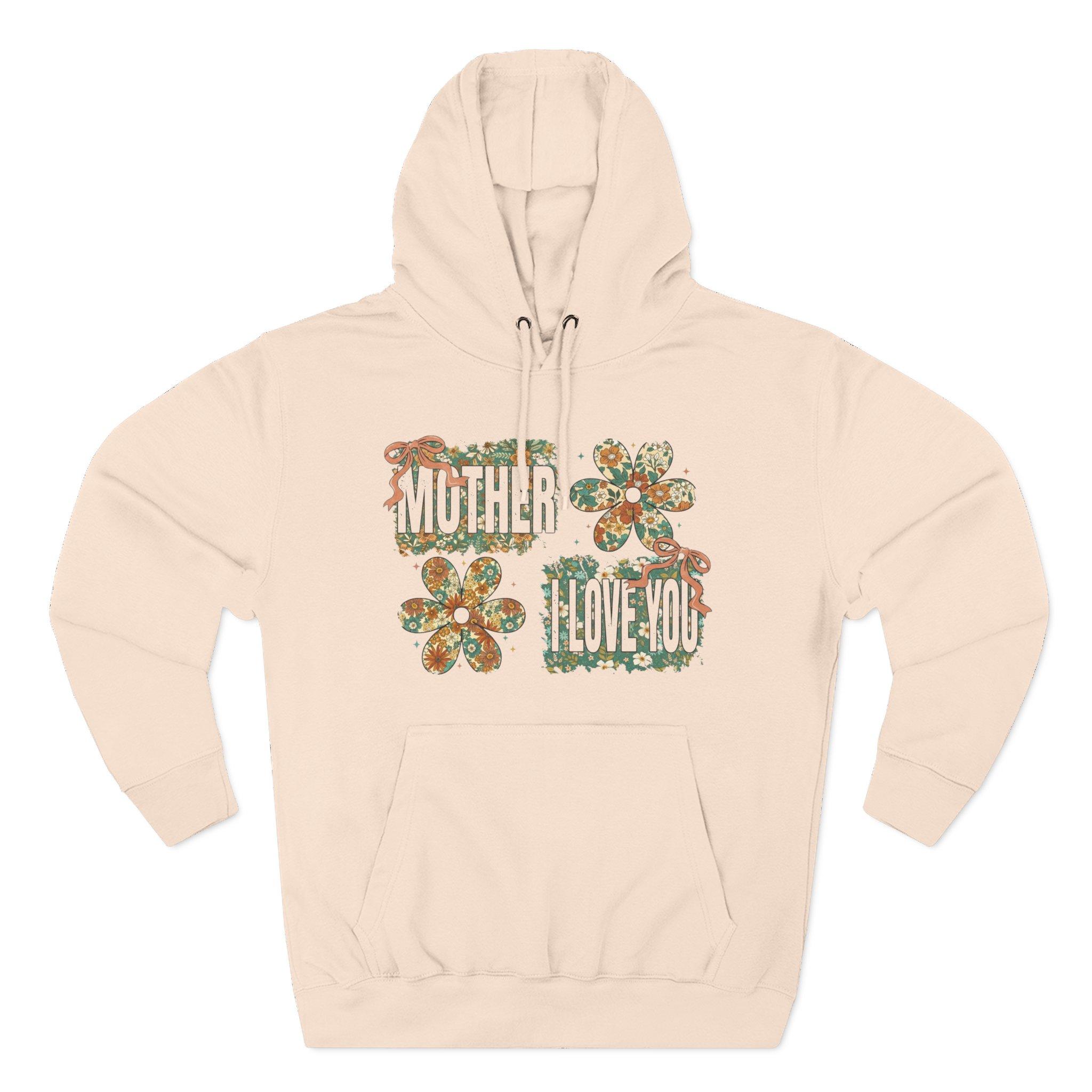 Sudadera con capucha floral "Mother I Love You" — Sudadera polar retro con estampado floral 19 Sudadera con capucha floral "Mother I Love You" — Sudadera polar retro con estampado floral - Imagen 19