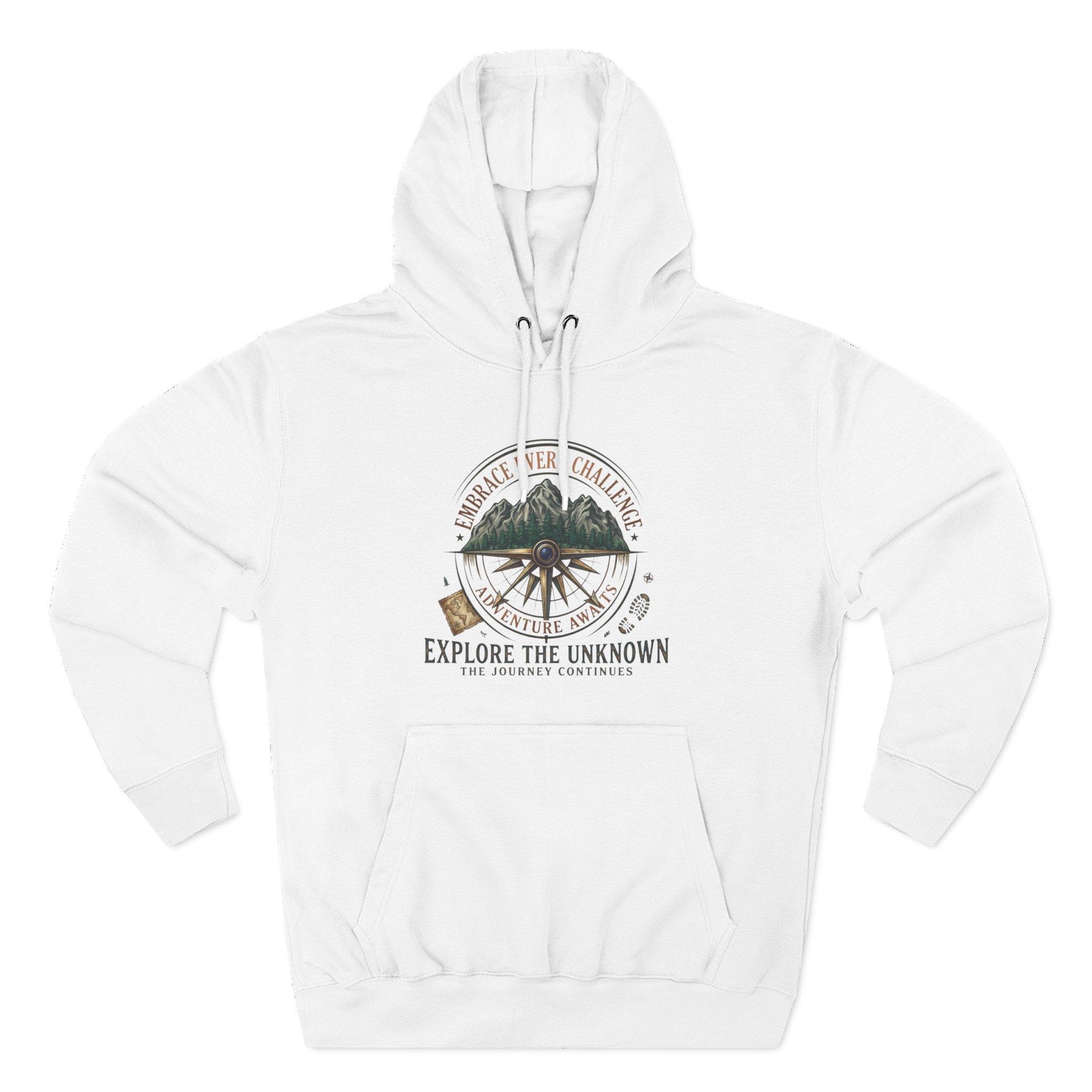Adventure Hoodie - "Explore the Unknown" Mountain Compass Graphic 4 Adventure Hoodie - "Explore the Unknown" Mountain Compass Graphic - Imagen 4