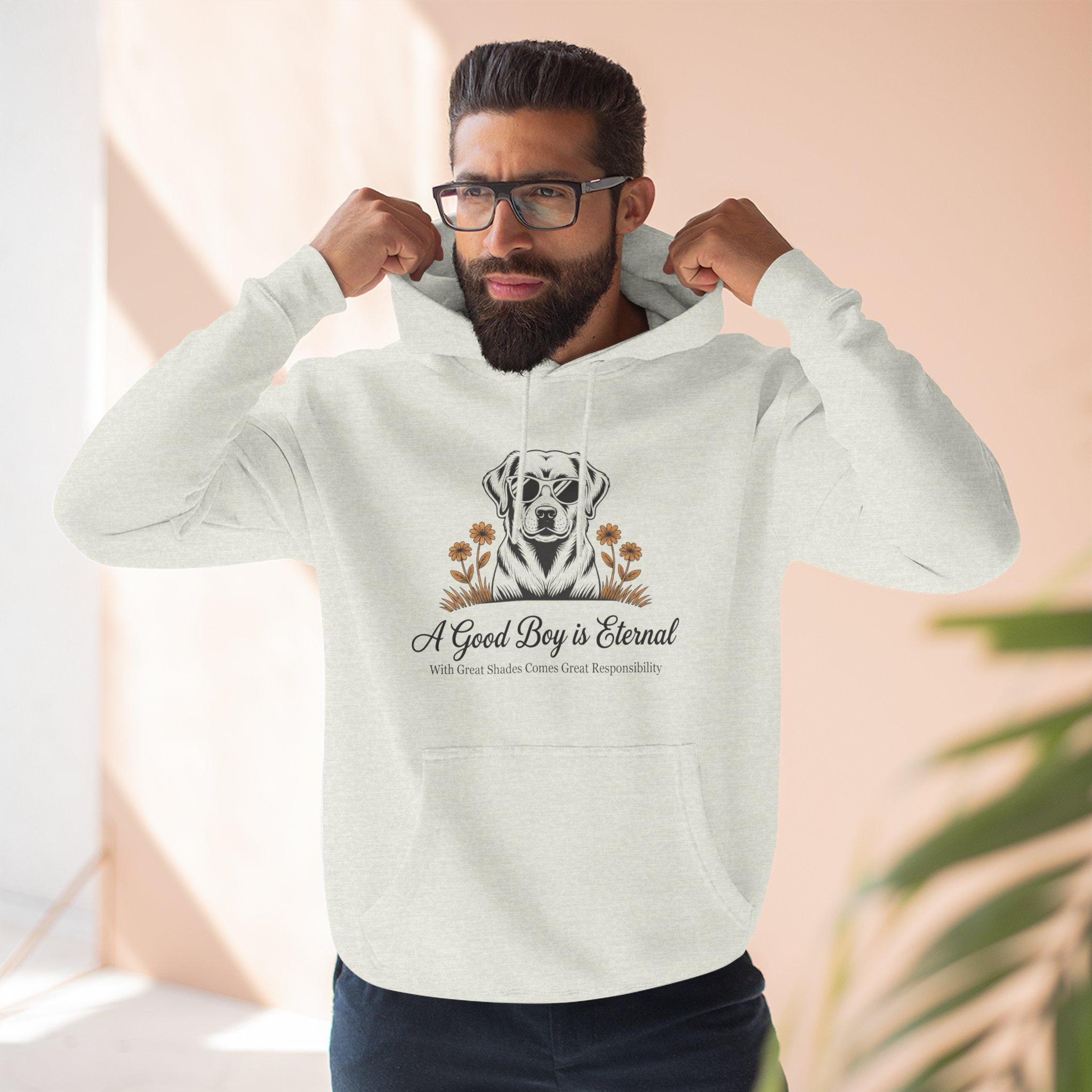Memorial Dog Hoodie — "A Good Boy is Eternal" Paw Print Tribute 17 Memorial Dog Hoodie — "A Good Boy is Eternal" Paw Print Tribute - Imagen 17