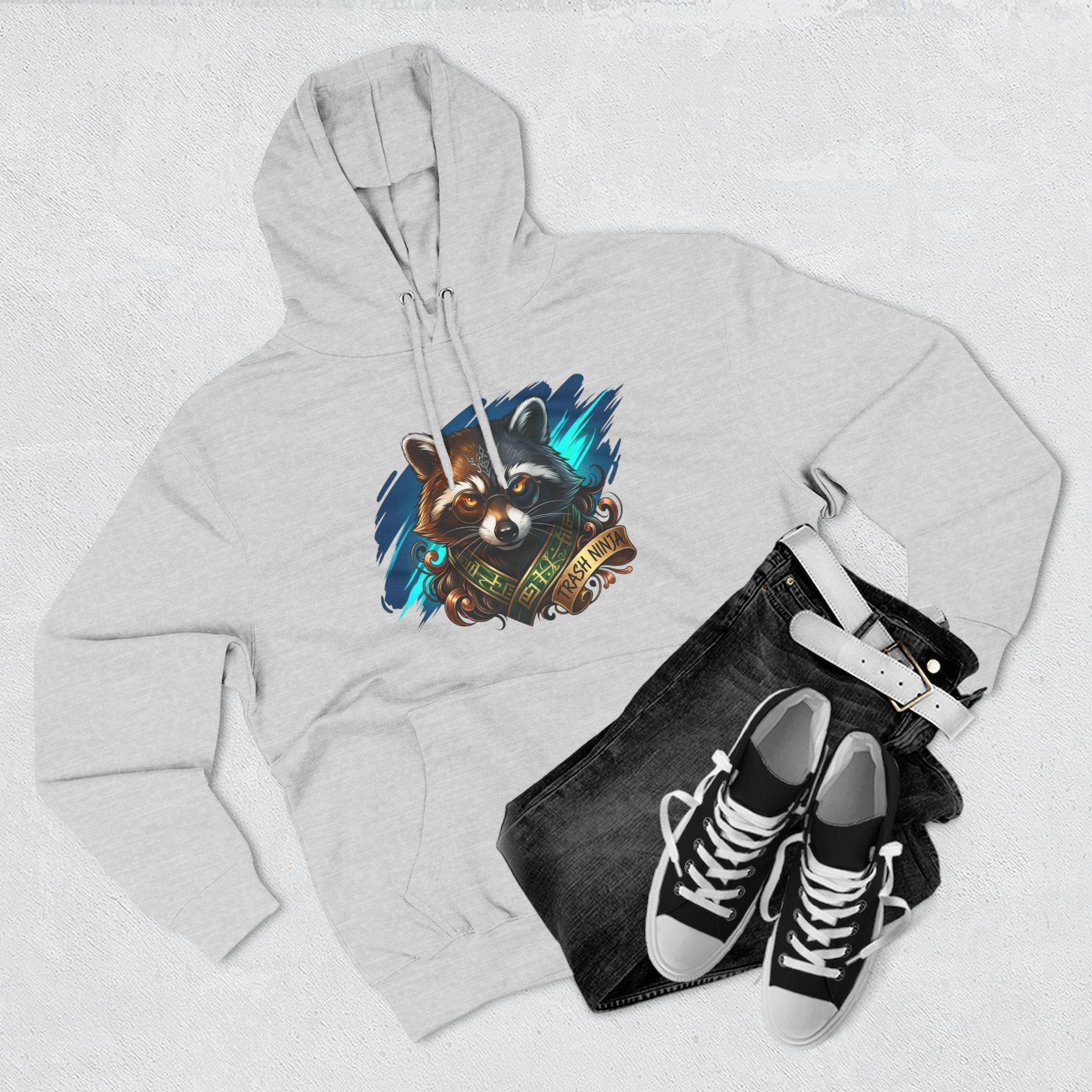 Raccoon Portrait Hoodie — Cute Forest Animal Graphic Pullover 13 Raccoon Portrait Hoodie — Cute Forest Animal Graphic Pullover - Imagen 13