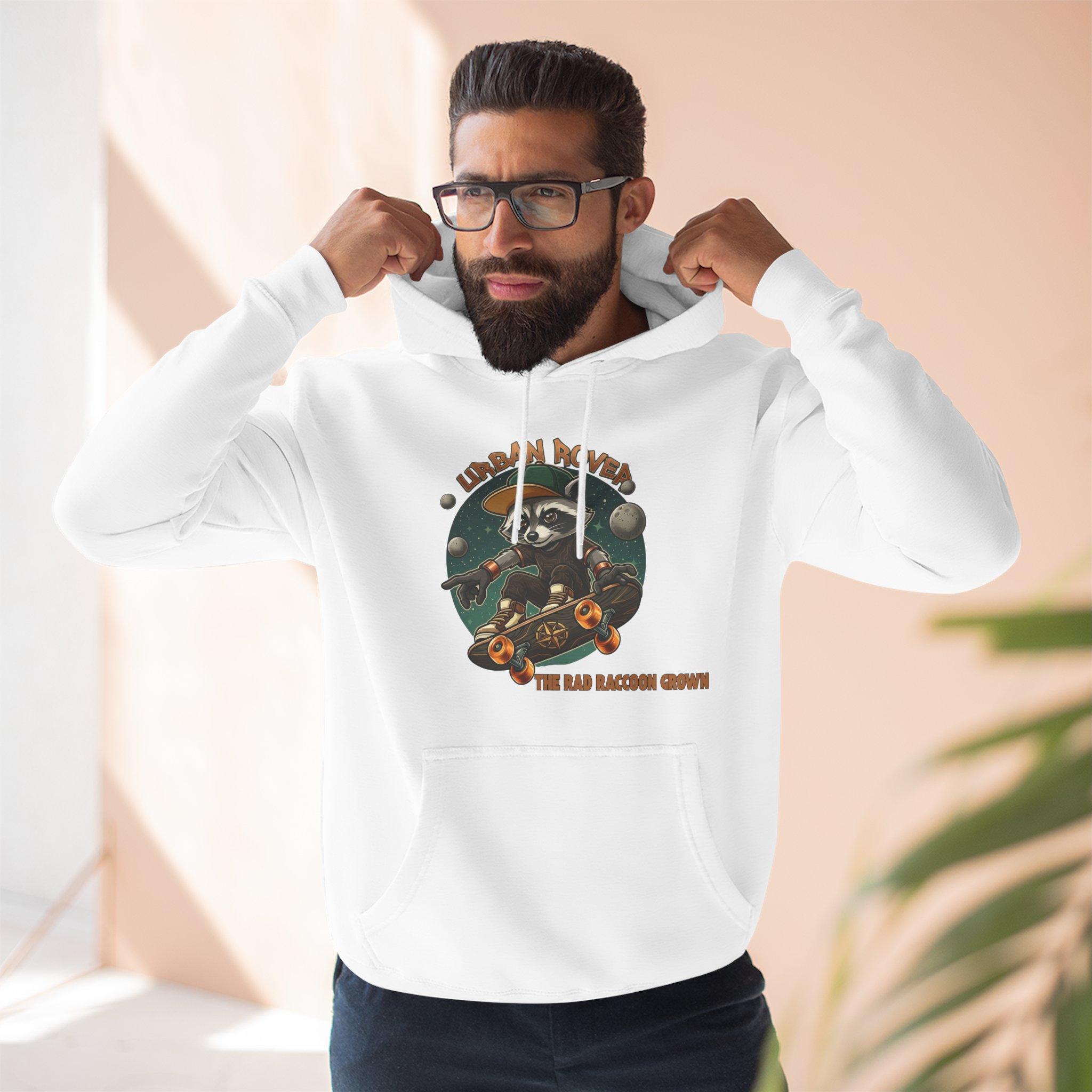 Raccoon Space Hoodie — "I Need Oxygen" Retro Astronaut Graphic 7 Raccoon Space Hoodie — "I Need Oxygen" Retro Astronaut Graphic - Imagen 7
