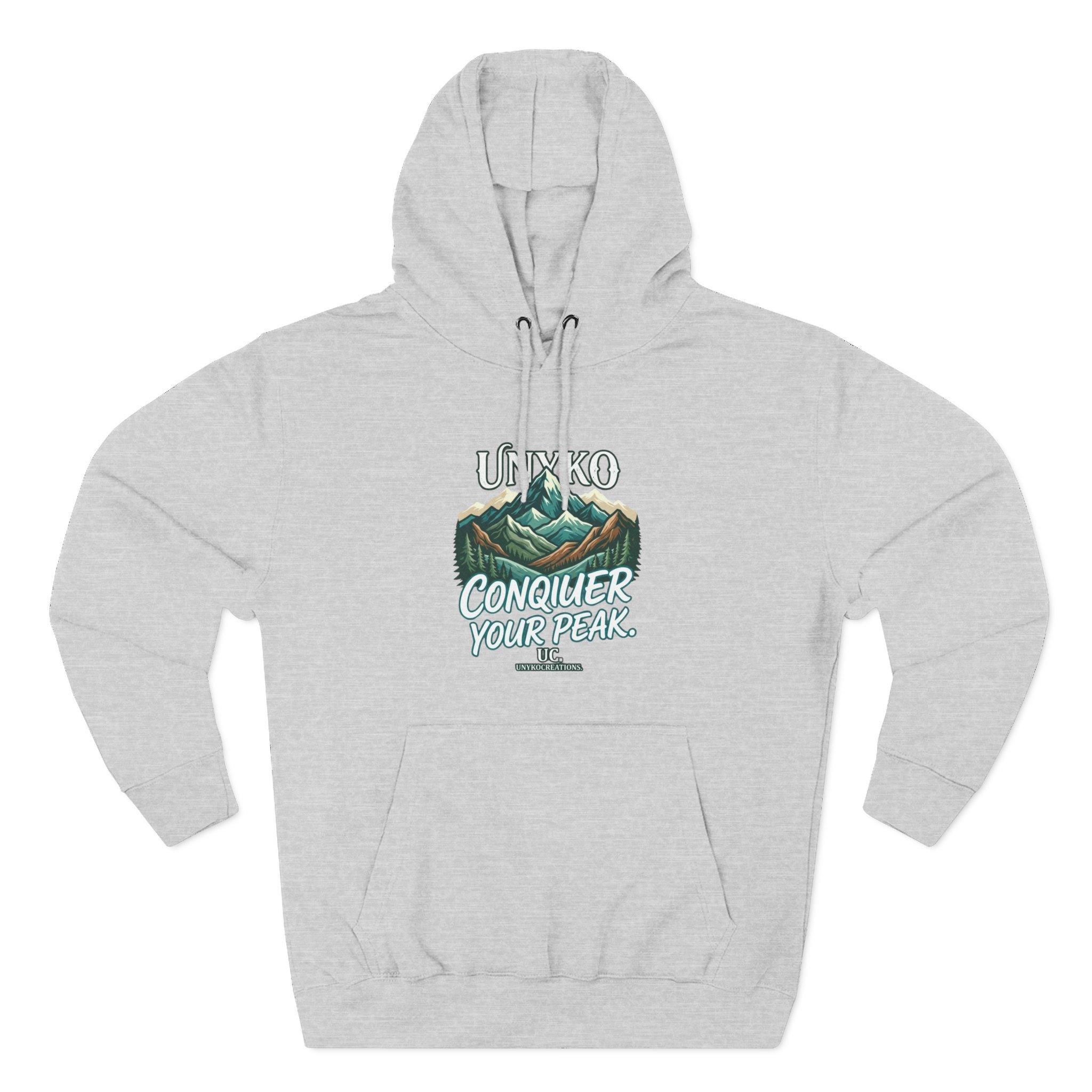 Conquer Your Peak Mountain Hoodie — Inspirational Outdoor Adventure Pullover 8 Conquer Your Peak Mountain Hoodie — Inspirational Outdoor Adventure Pullover - Imagen 8