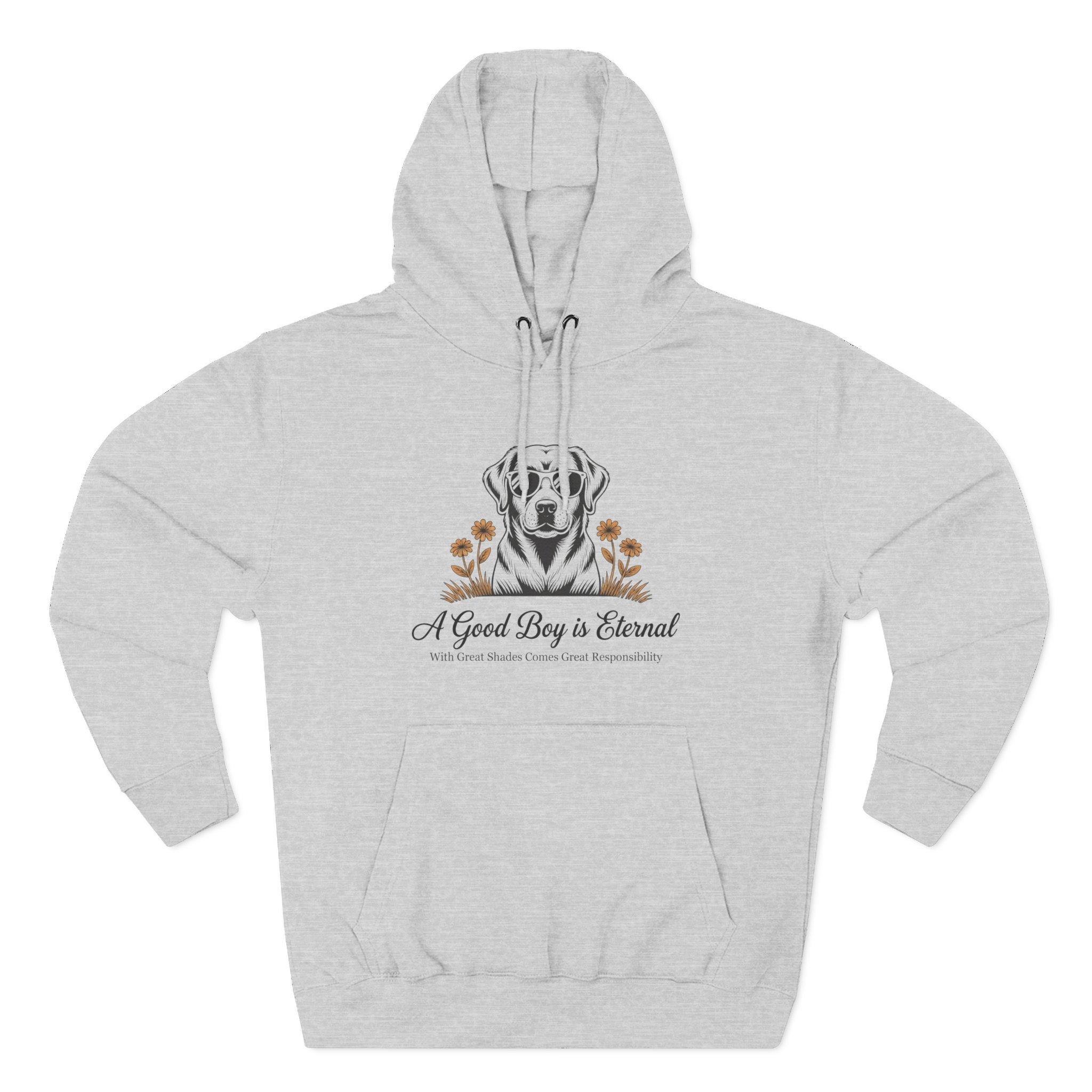 Memorial Dog Hoodie — "A Good Boy is Eternal" Paw Print Tribute 6 Memorial Dog Hoodie — "A Good Boy is Eternal" Paw Print Tribute - Imagen 6