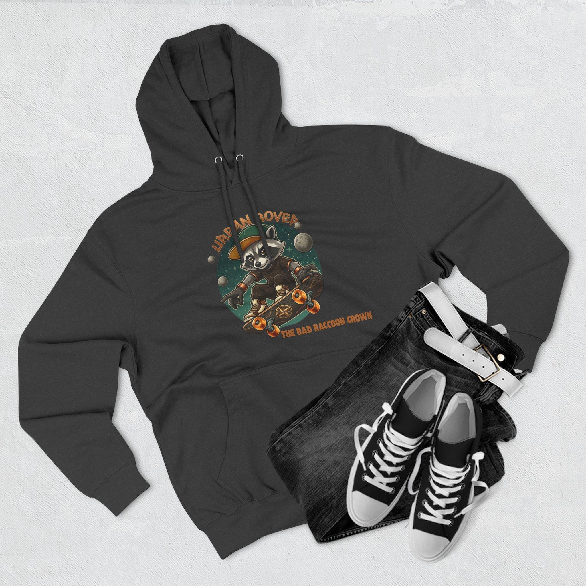 Raccoon Space Hoodie — "I Need Oxygen" Retro Astronaut Graphic 4 Raccoon Space Hoodie — "I Need Oxygen" Retro Astronaut Graphic - Imagen 4