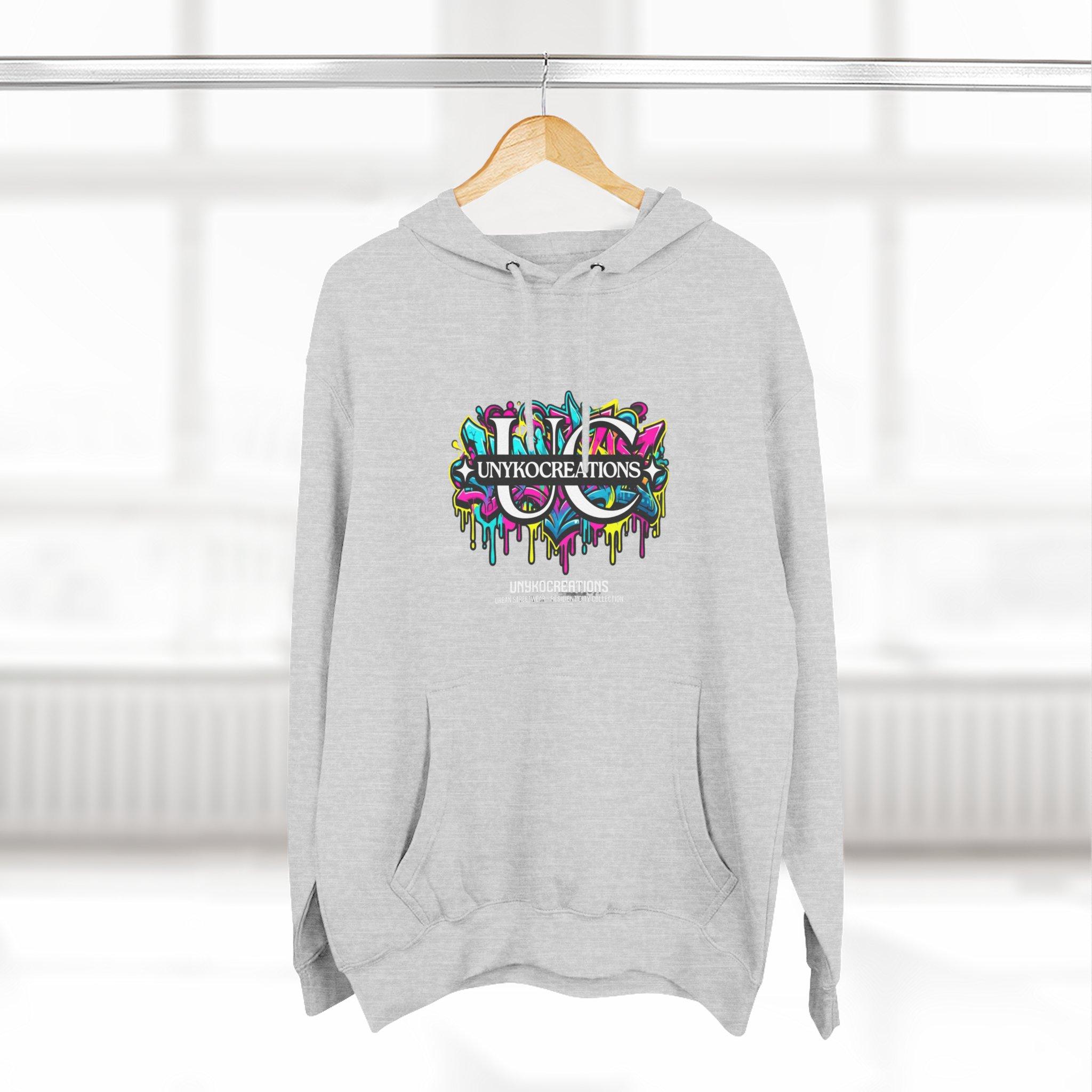 Graffiti Logo Hoodie - Colorful Urban Streetwear Fleece 15 Graffiti Logo Hoodie - Colorful Urban Streetwear Fleece - Imagen 15