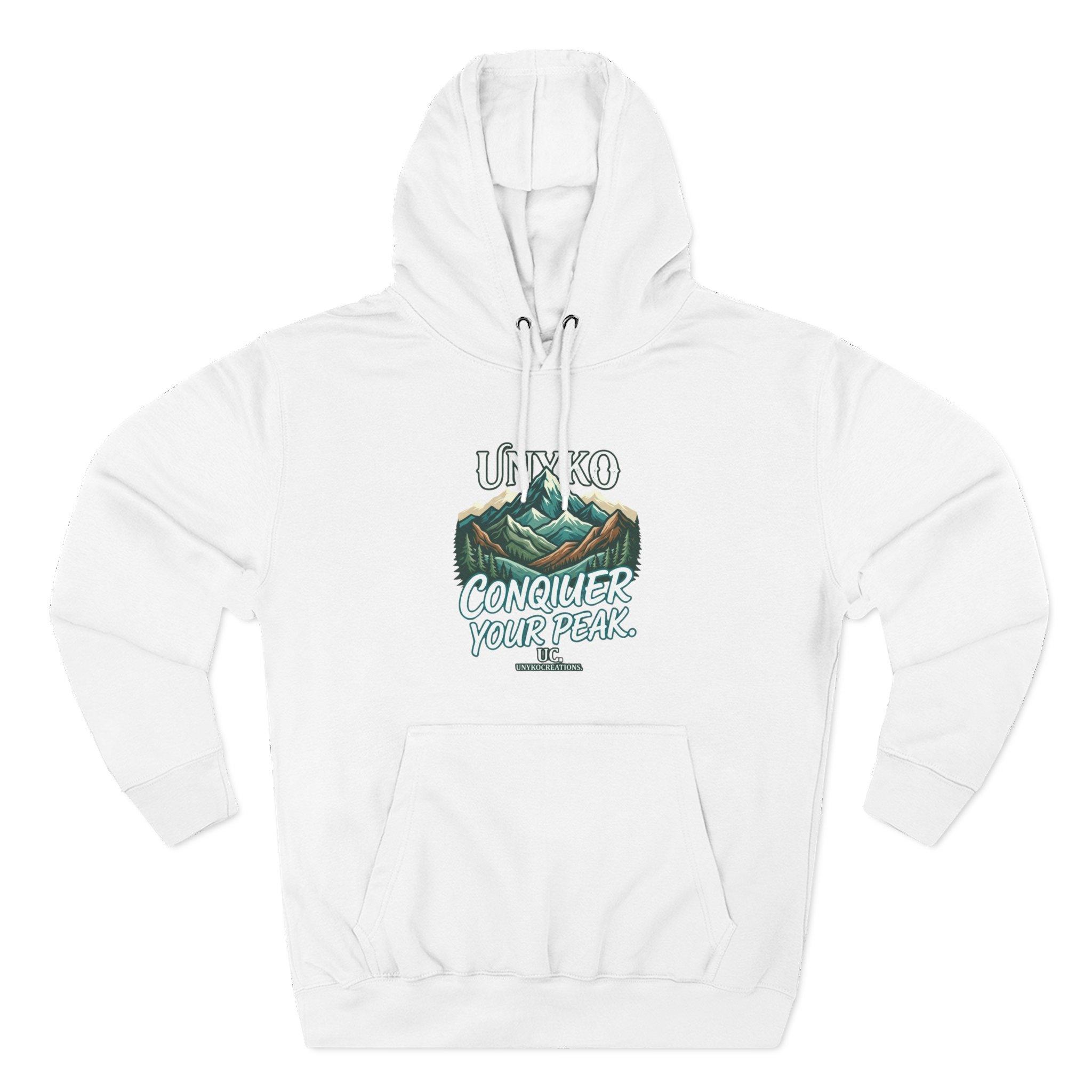 Conquer Your Peak Mountain Hoodie — Inspirational Outdoor Adventure Pullover 4 Conquer Your Peak Mountain Hoodie — Inspirational Outdoor Adventure Pullover - Imagen 4