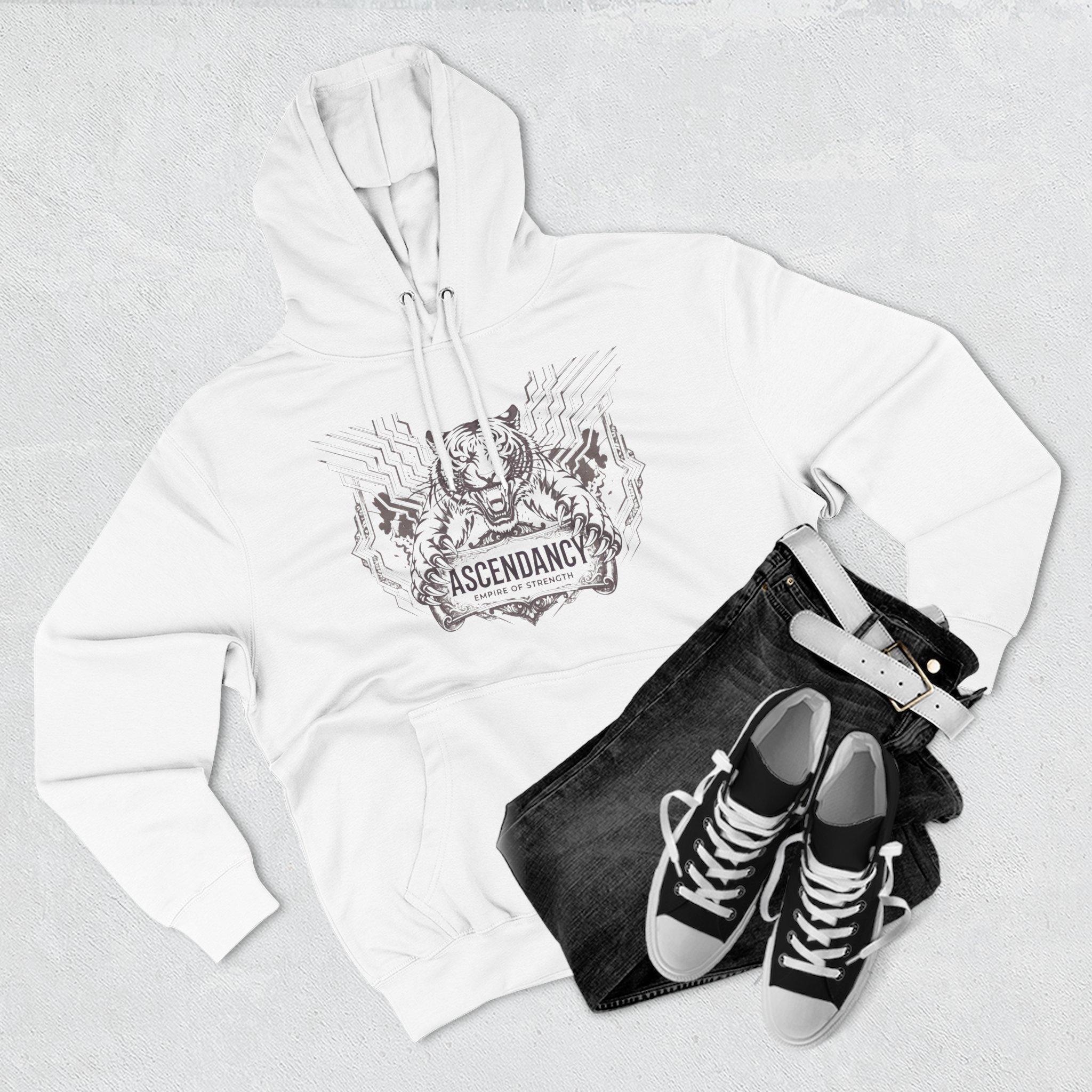 Ascendancy Mountain Bear Hoodie — Vintage Wilderness Fleece Hoodie 2 Ascendancy Mountain Bear Hoodie — Vintage Wilderness Fleece Hoodie - Imagen 2