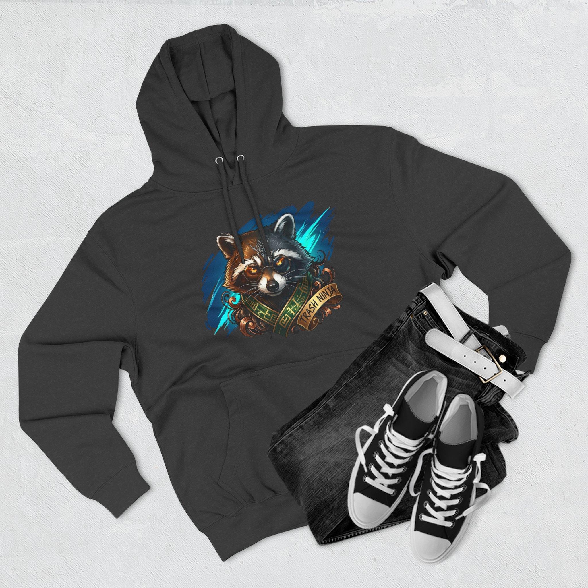 Raccoon Portrait Hoodie — Cute Forest Animal Graphic Pullover 8 Raccoon Portrait Hoodie — Cute Forest Animal Graphic Pullover - Imagen 8