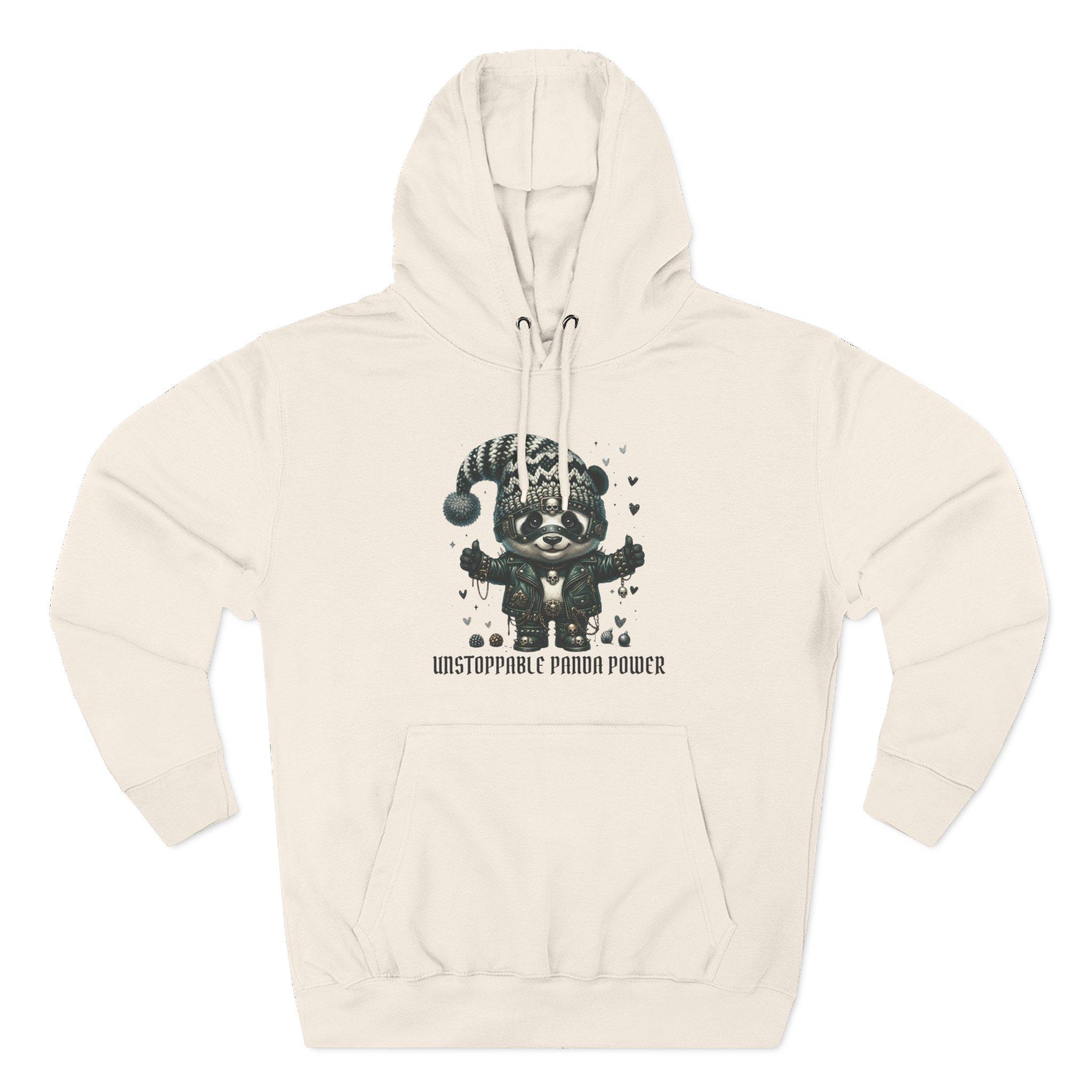 Panda Power Hoodie — "Unstoppable Panda Power" Graphic Fleece Pullover 19 Panda Power Hoodie — "Unstoppable Panda Power" Graphic Fleece Pullover - Imagen 19