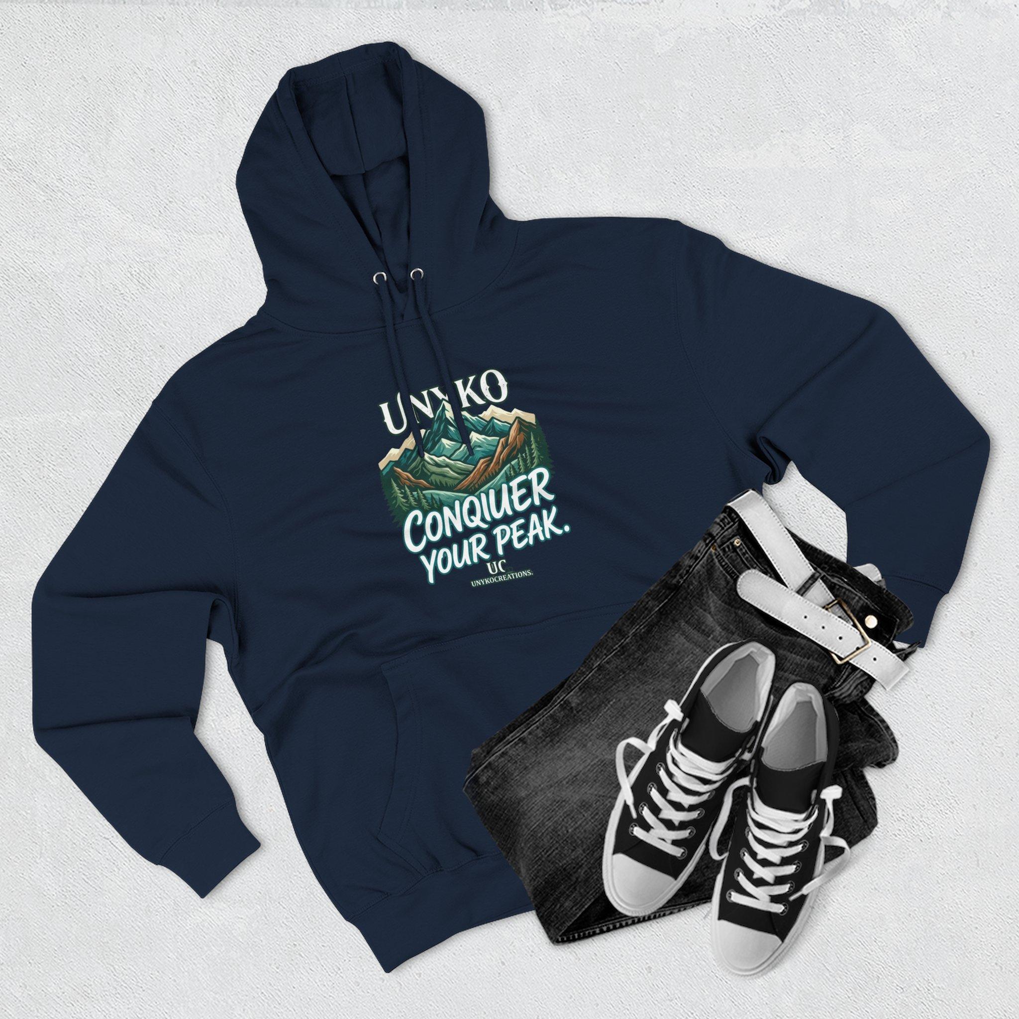 Conquer Your Peak Mountain Hoodie — Inspirational Outdoor Adventure Pullover 19 Conquer Your Peak Mountain Hoodie — Inspirational Outdoor Adventure Pullover - Imagen 19