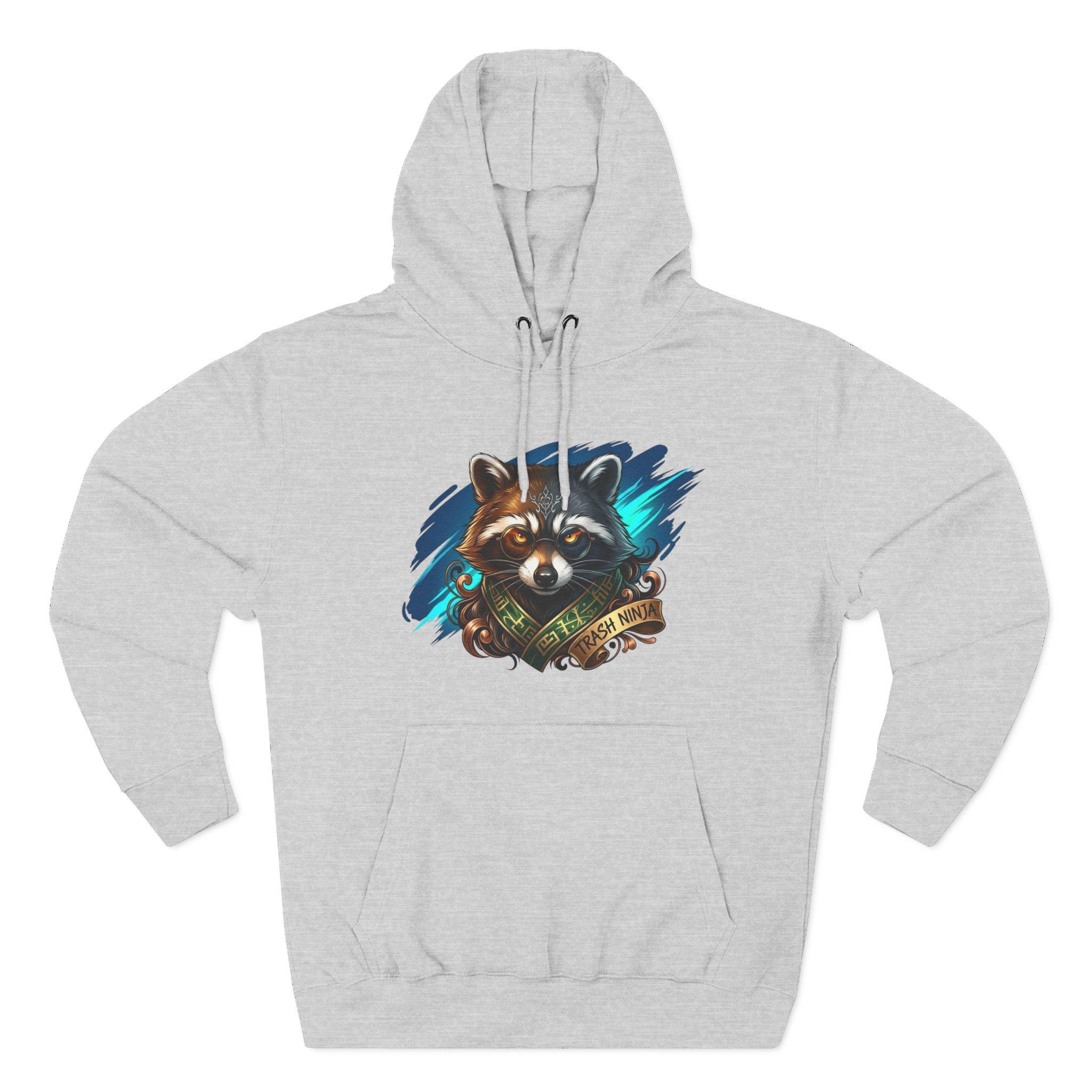 Raccoon Portrait Hoodie — Cute Forest Animal Graphic Pullover 14 Raccoon Portrait Hoodie — Cute Forest Animal Graphic Pullover - Imagen 14