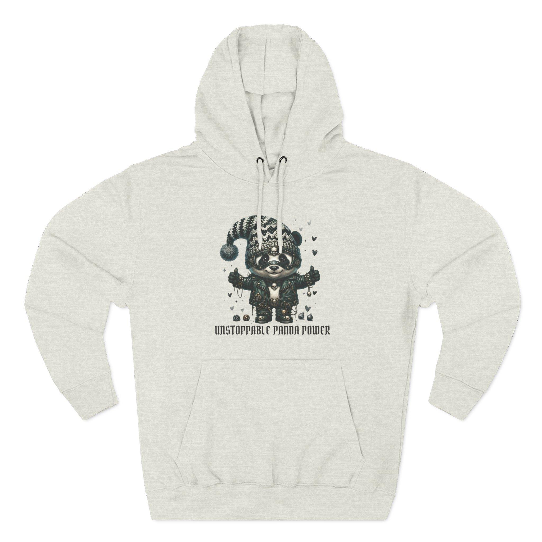 Panda Power Hoodie — "Unstoppable Panda Power" Graphic Fleece Pullover 24 Panda Power Hoodie — "Unstoppable Panda Power" Graphic Fleece Pullover - Imagen 24