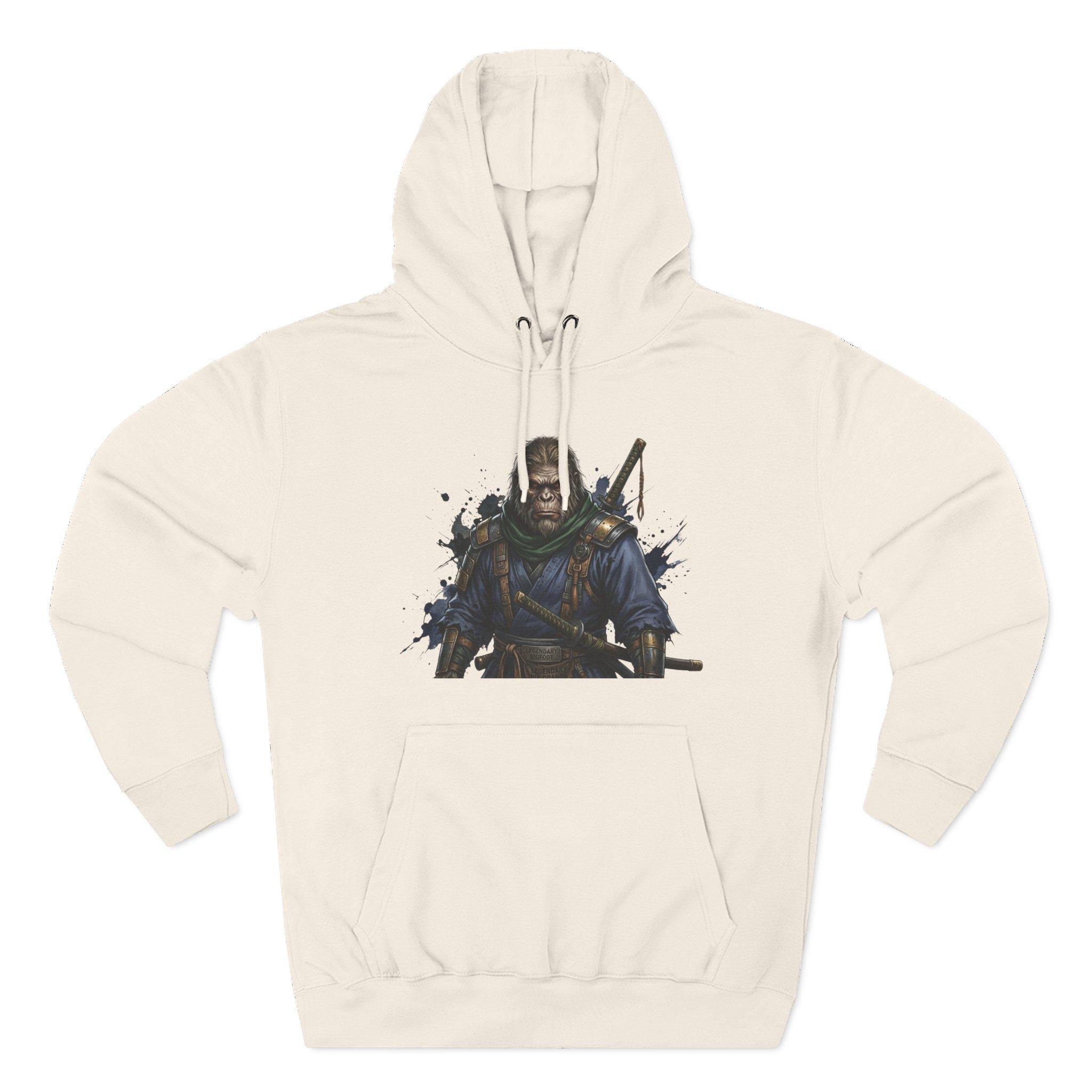 Samurai Warrior Fleece Hoodie — Three-Panel Graphic Pullover with Swords 33 Samurai Warrior Fleece Hoodie — Three-Panel Graphic Pullover with Swords - Imagen 33