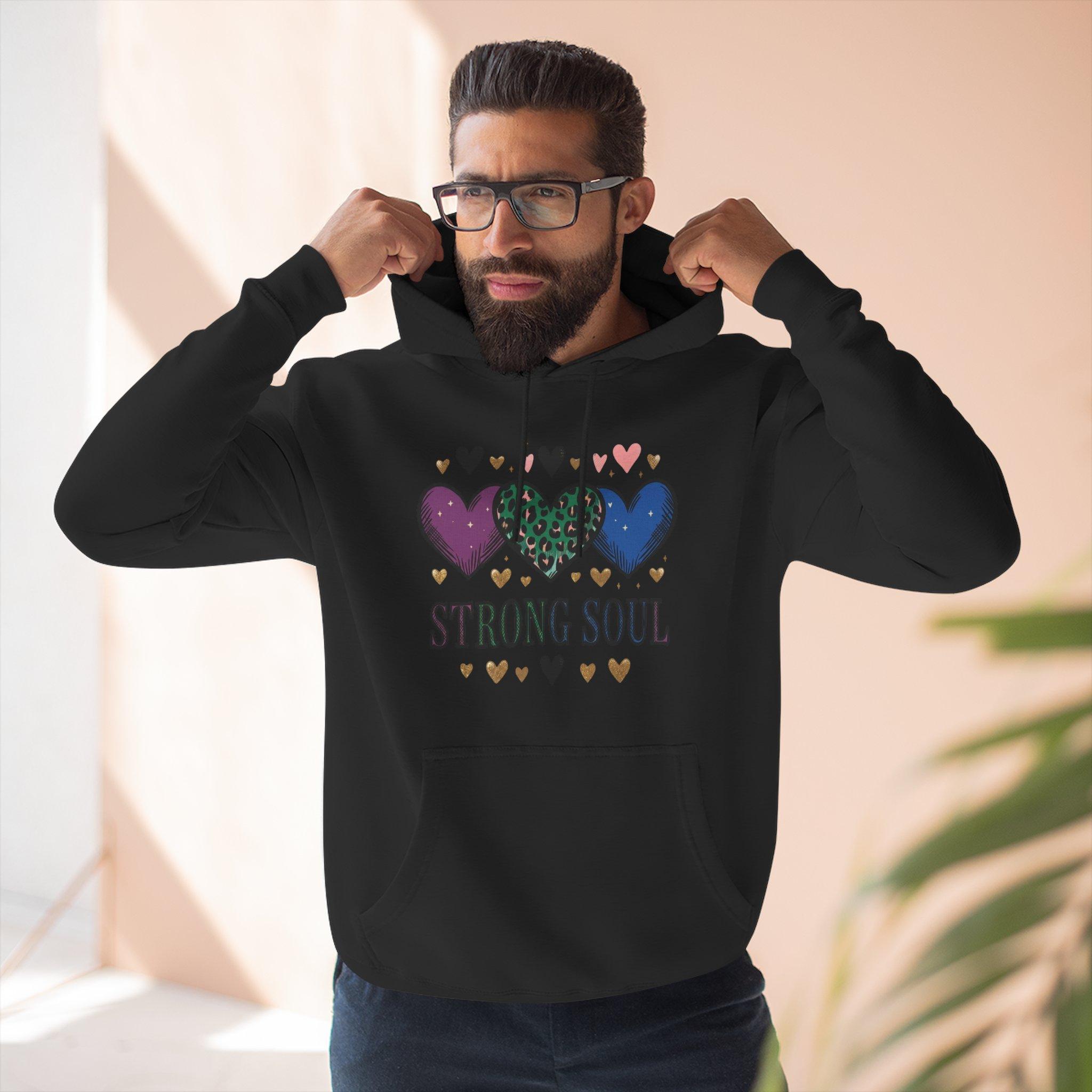 Heart Pattern Hoodie - Colorful Hearts Graphic Pullover for Women & Teens 5 Heart Pattern Hoodie - Colorful Hearts Graphic Pullover for Women & Teens - Imagen 5