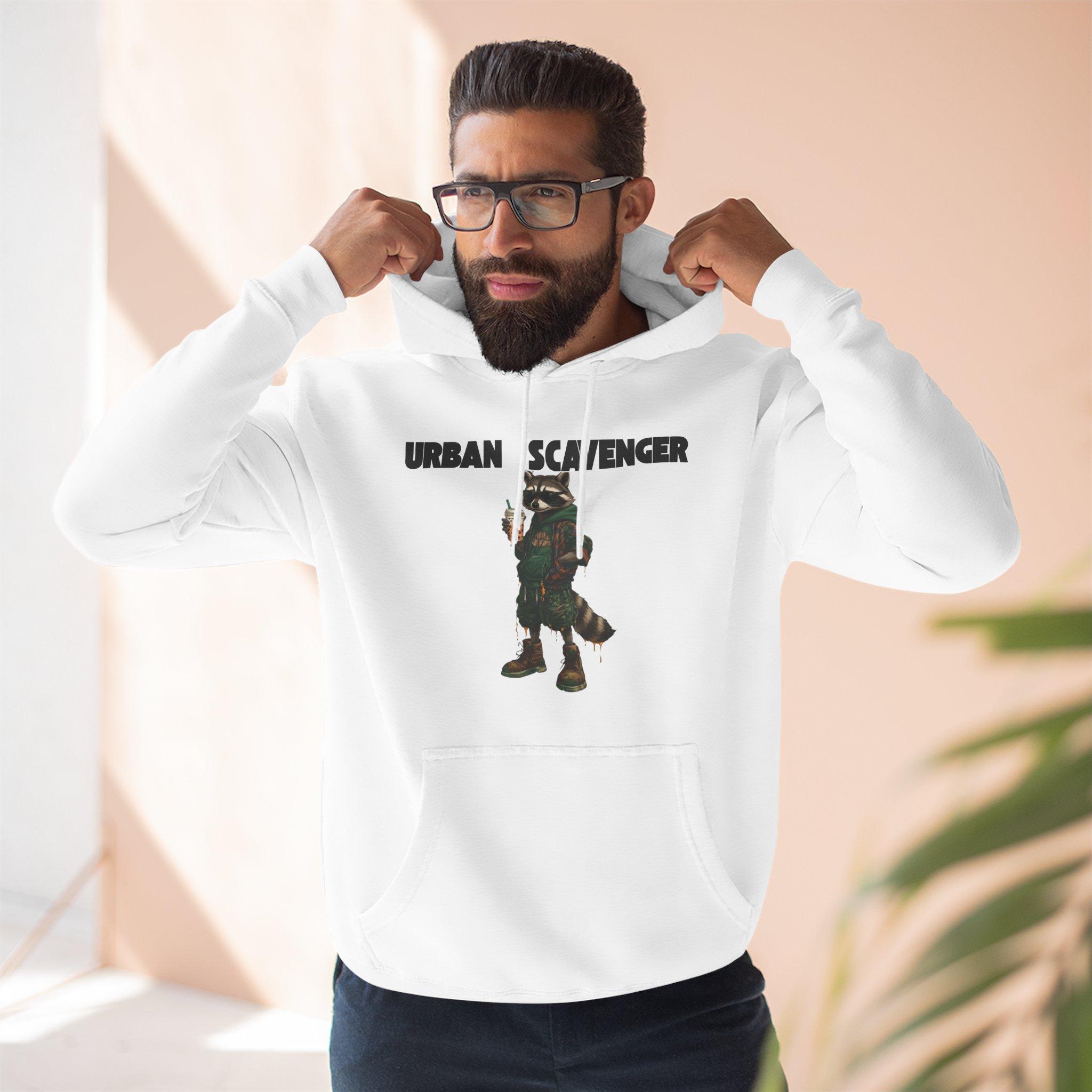 Urban Scavenger Hoodie — Vintage Military Scout Graphic Pullover 1 Urban Scavenger Hoodie — Vintage Military Scout Graphic Pullover