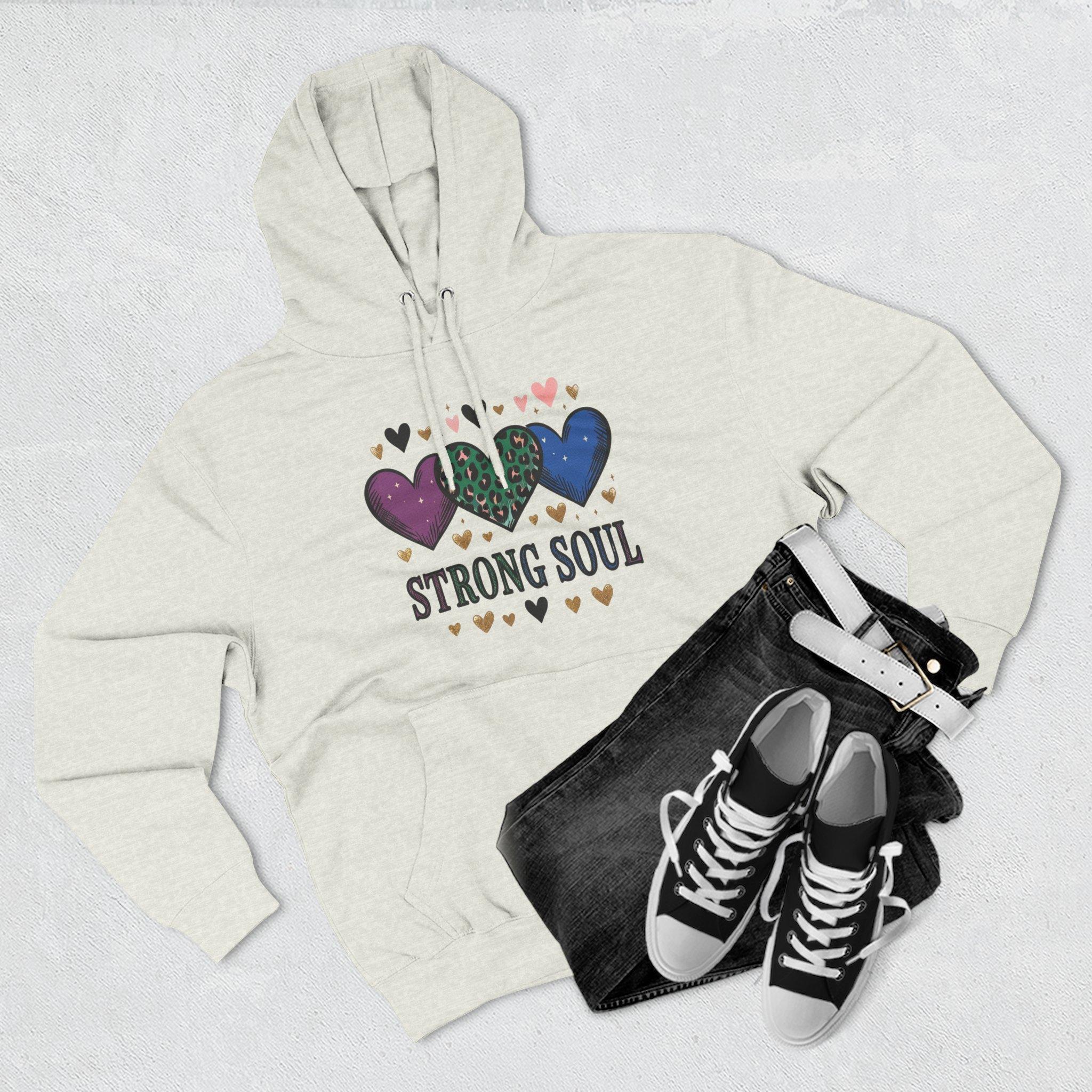 Heart Pattern Hoodie - Colorful Hearts Graphic Pullover for Women & Teens 15 Heart Pattern Hoodie - Colorful Hearts Graphic Pullover for Women & Teens - Imagen 15