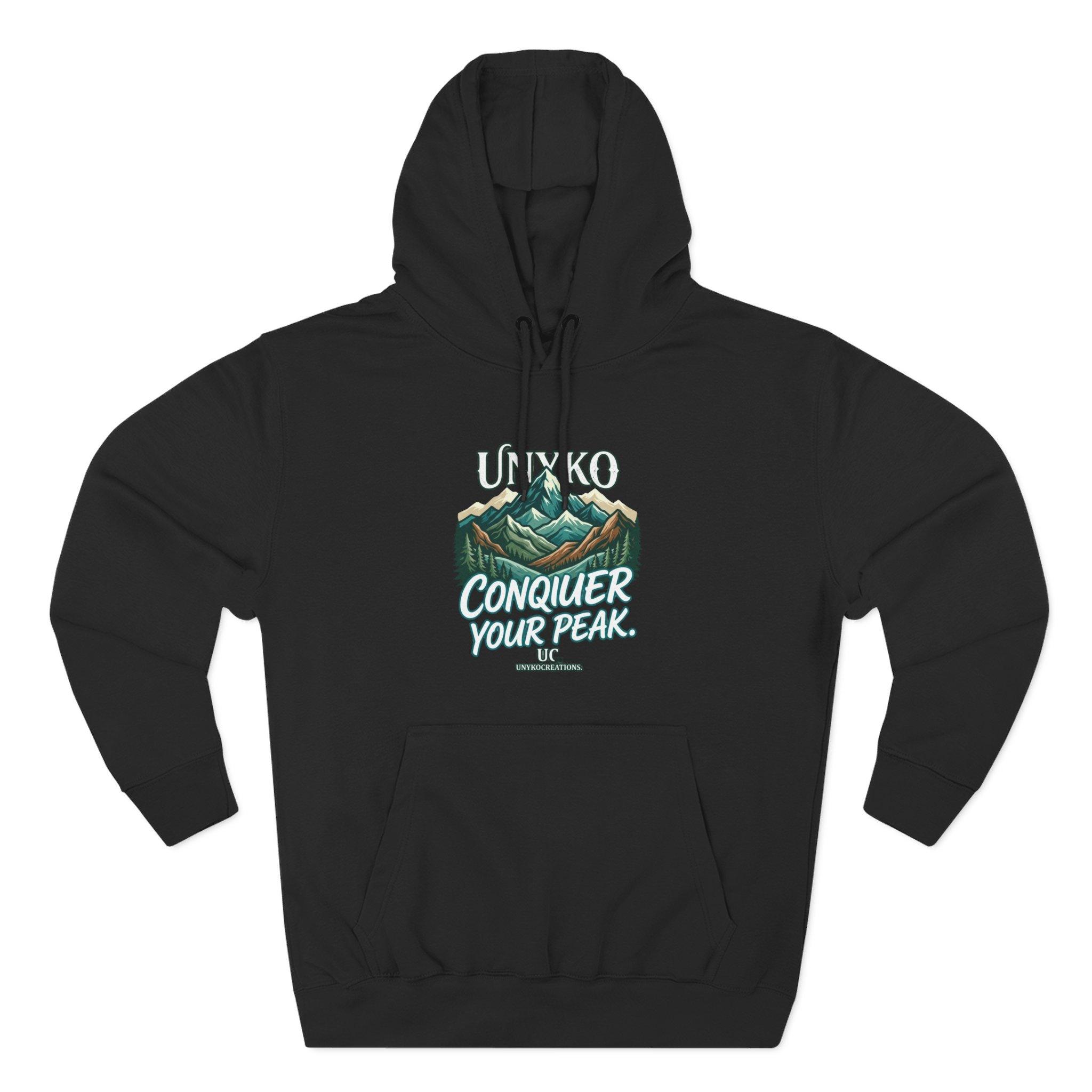 Conquer Your Peak Mountain Hoodie — Inspirational Outdoor Adventure Pullover 12 Conquer Your Peak Mountain Hoodie — Inspirational Outdoor Adventure Pullover - Imagen 12