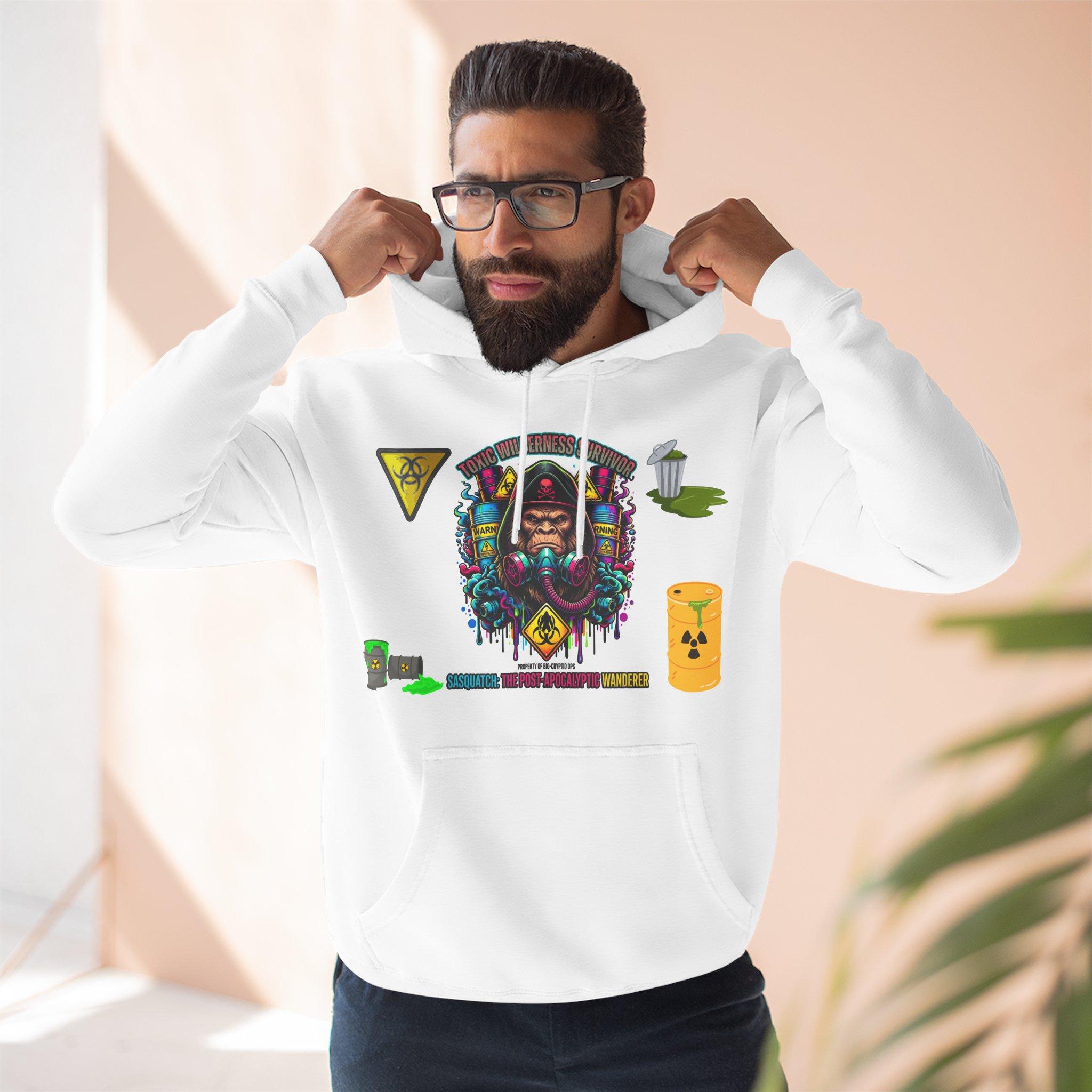 Sudadera con capucha y máscara tribal psicodélica: jersey con estampado vaporwave colorido. 8 Sudadera con capucha y máscara tribal psicodélica: jersey con estampado vaporwave colorido. - Imagen 8