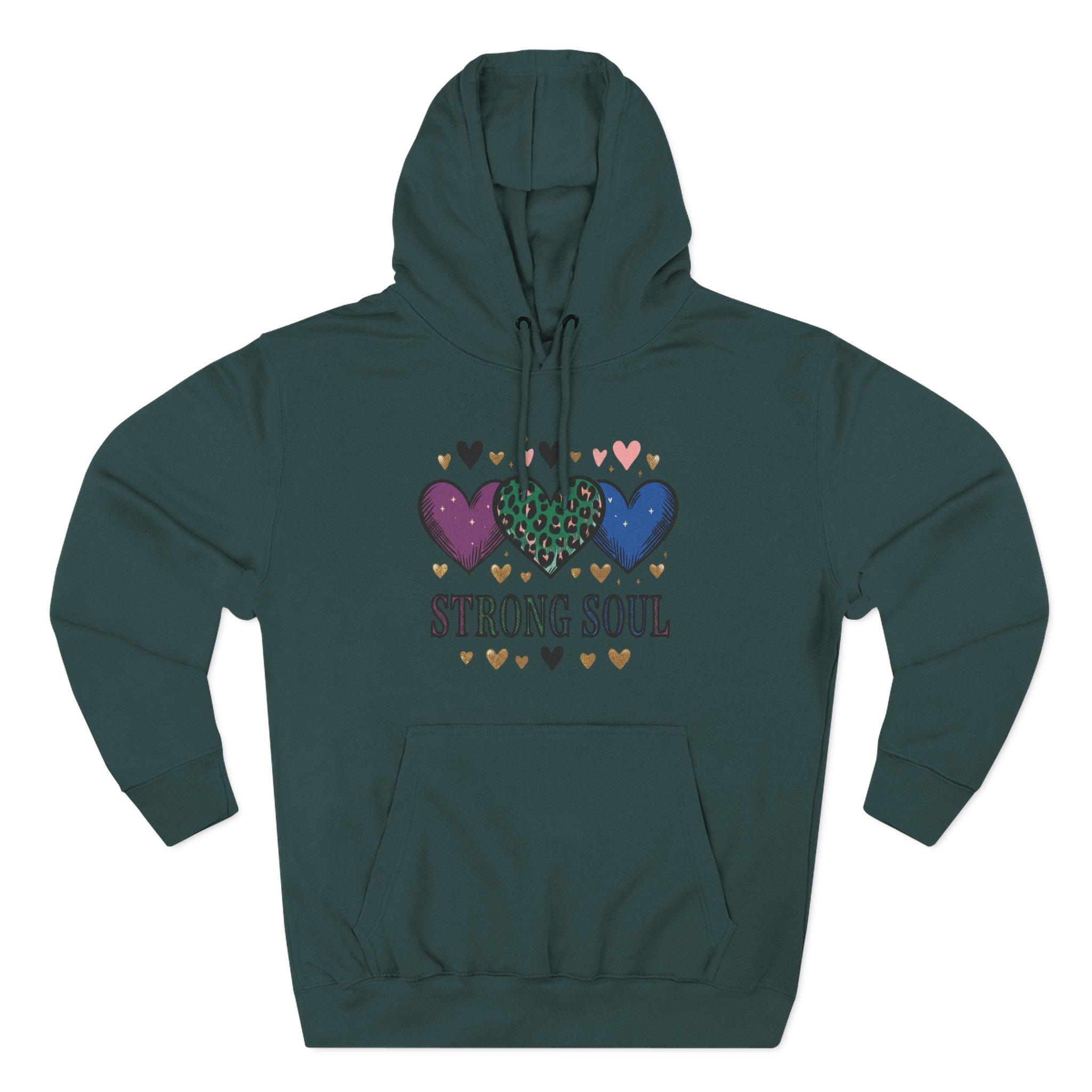 Heart Pattern Hoodie - Colorful Hearts Graphic Pullover for Women & Teens 20 Heart Pattern Hoodie - Colorful Hearts Graphic Pullover for Women & Teens - Imagen 20