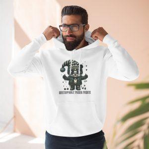 Panda Power Hoodie — "Unstoppable Panda Power" Graphic Fleece Pullover
