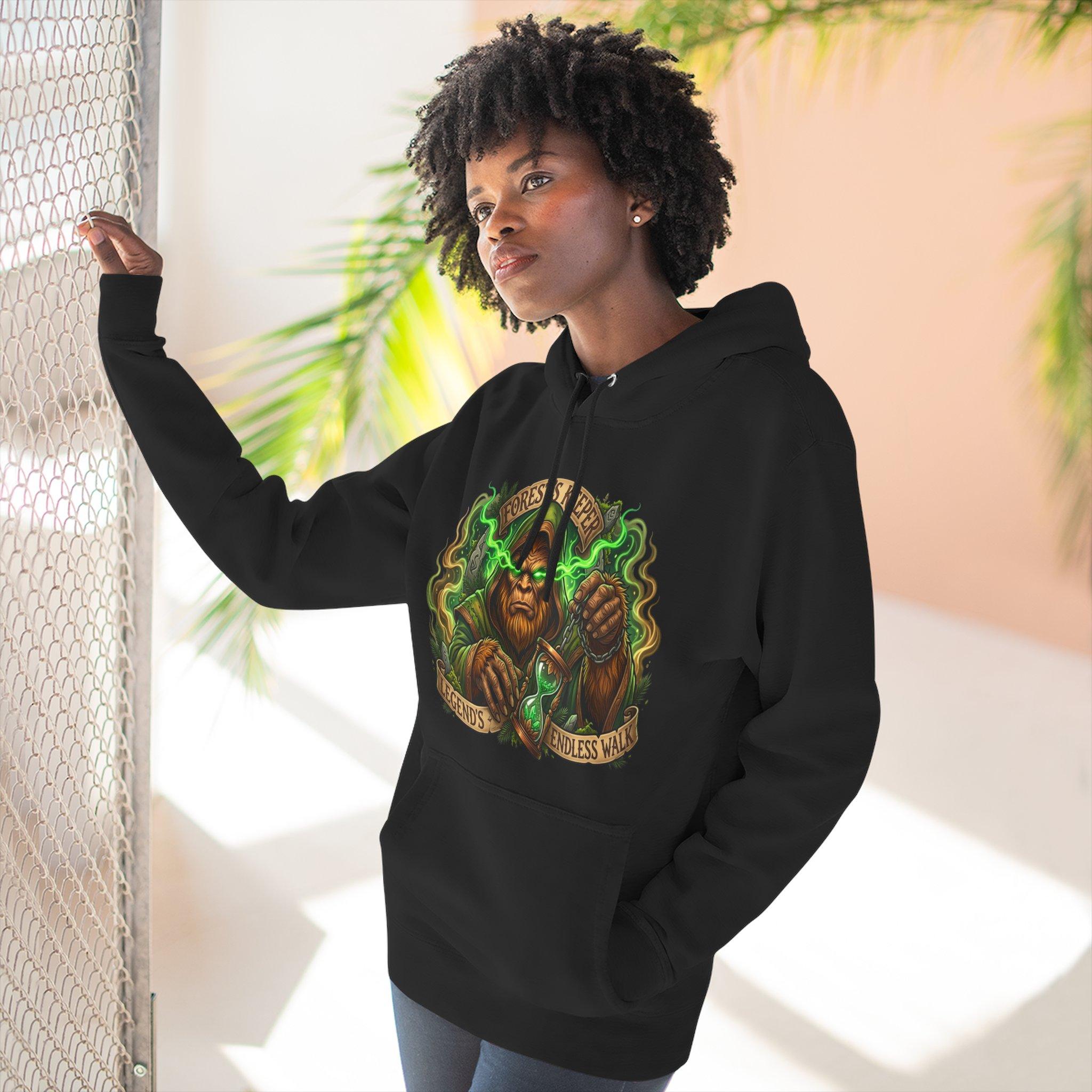Legends of the Wild Green Orc Gamer Fleece Hoodie 2 Legends of the Wild Green Orc Gamer Fleece Hoodie - Imagen 2