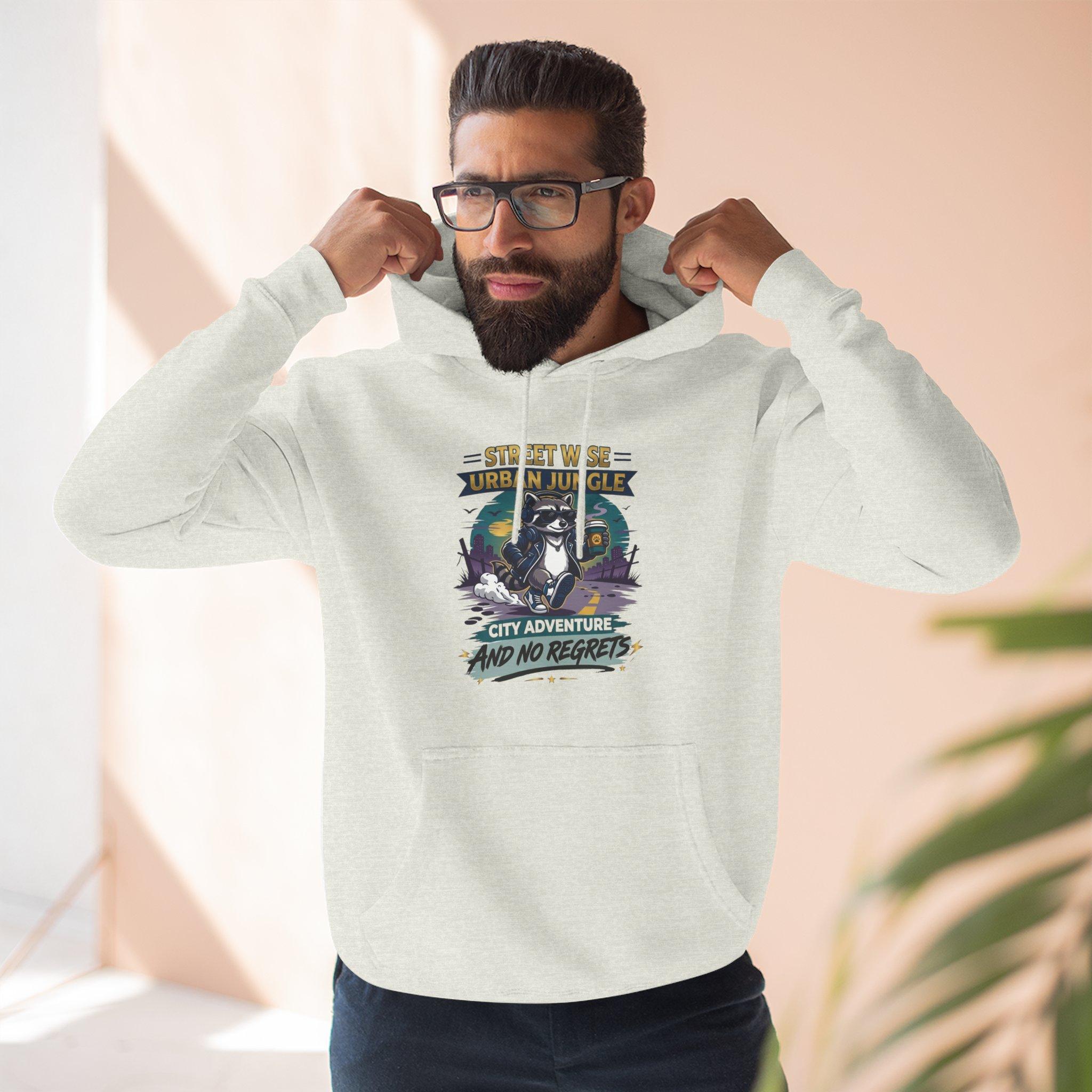 Sudadera con capucha Aventura en la ciudad — Sudadera con capucha de forro polar con estampado Streetwise Urban Jungle 16 Sudadera con capucha Aventura en la ciudad — Sudadera con capucha de forro polar con estampado Streetwise Urban Jungle - Imagen 16