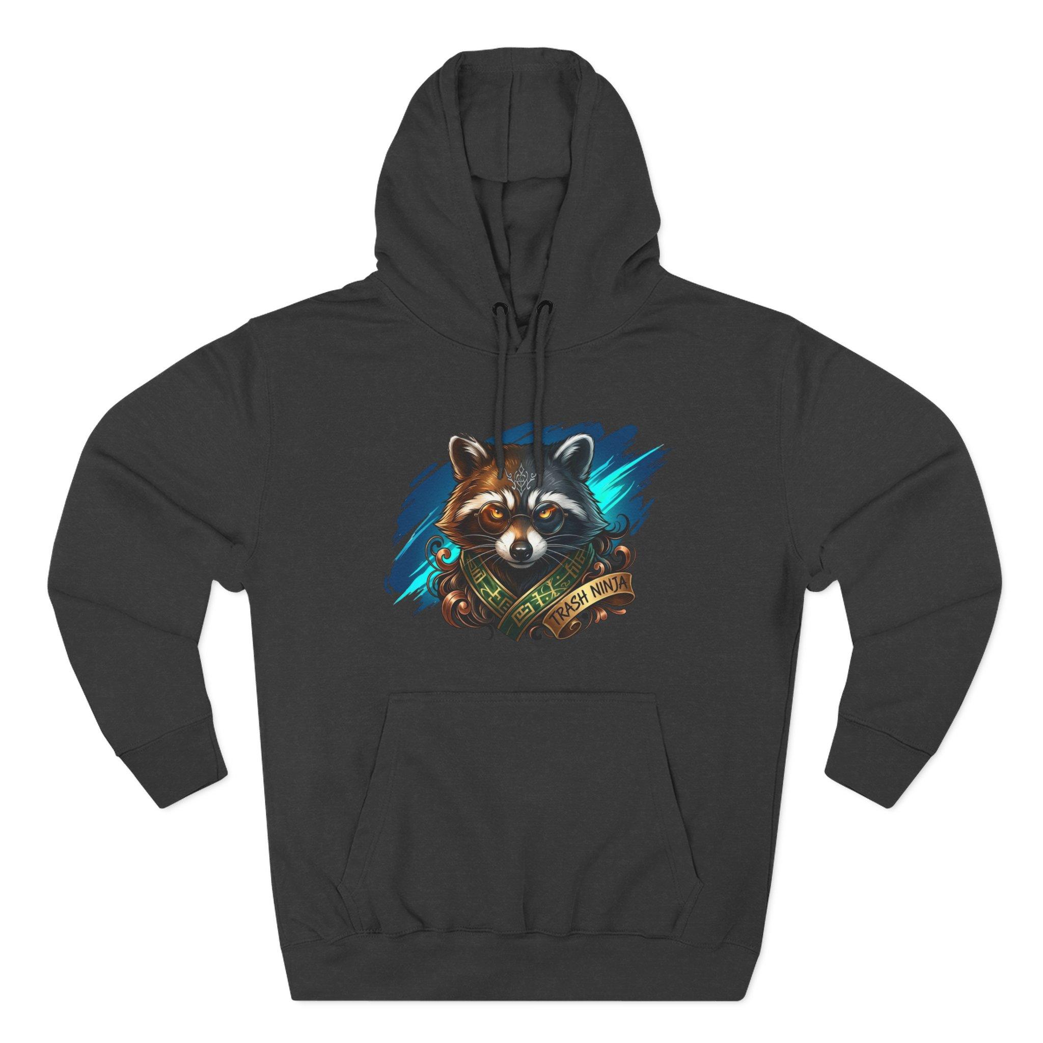 Raccoon Portrait Hoodie — Cute Forest Animal Graphic Pullover 9 Raccoon Portrait Hoodie — Cute Forest Animal Graphic Pullover - Imagen 9