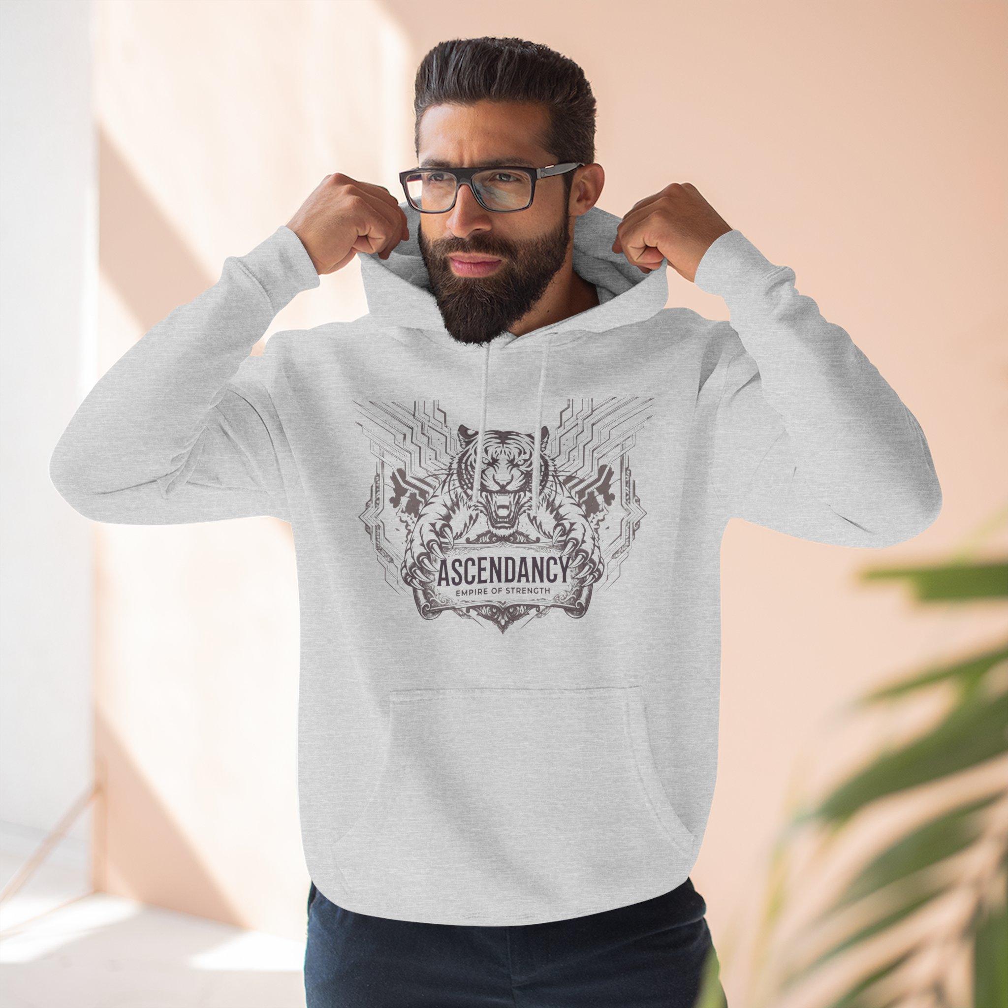 Ascendancy Mountain Bear Hoodie — Vintage Wilderness Fleece Hoodie 4 Ascendancy Mountain Bear Hoodie — Vintage Wilderness Fleece Hoodie - Imagen 4