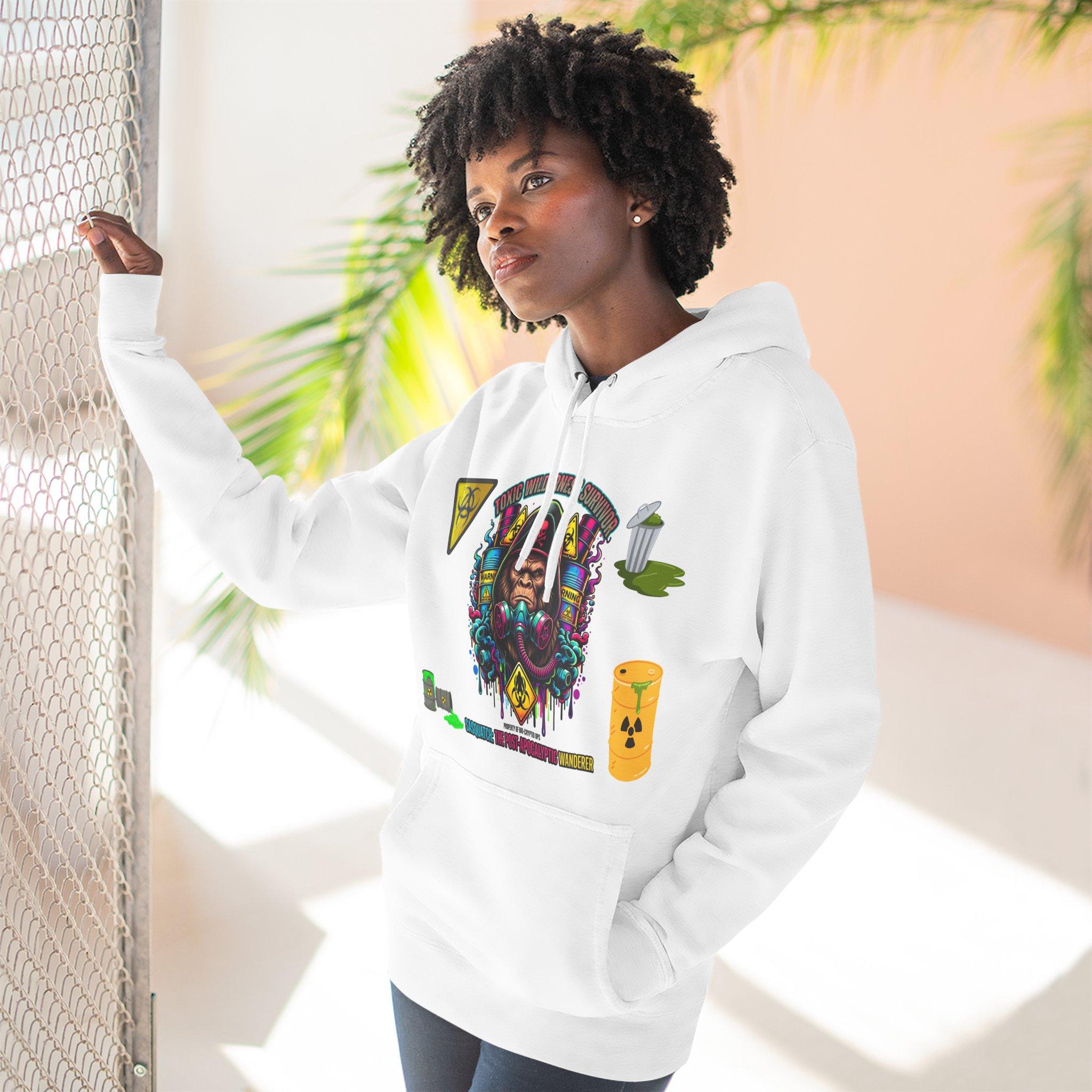 Sudadera con capucha y máscara tribal psicodélica: jersey con estampado vaporwave colorido. 9 Sudadera con capucha y máscara tribal psicodélica: jersey con estampado vaporwave colorido. - Imagen 9