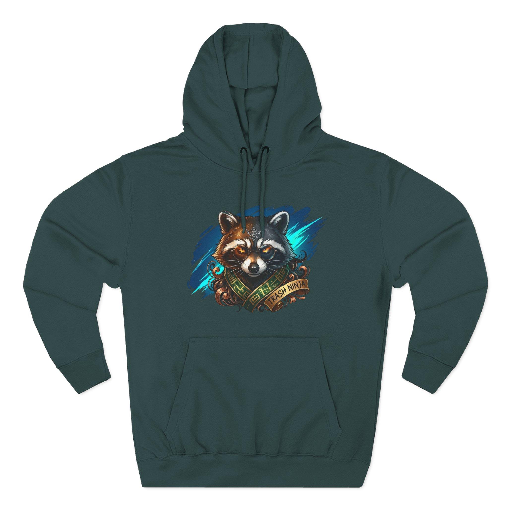 Raccoon Portrait Hoodie — Cute Forest Animal Graphic Pullover 34 Raccoon Portrait Hoodie — Cute Forest Animal Graphic Pullover - Imagen 34