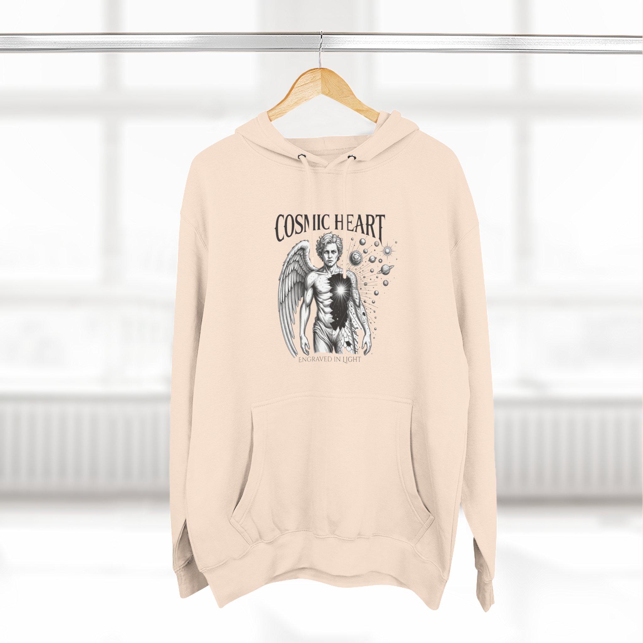 Cosmic Heart Angel Hoodie — Vintage Celestial Graphic Pullover 12 Cosmic Heart Angel Hoodie — Vintage Celestial Graphic Pullover - Imagen 12
