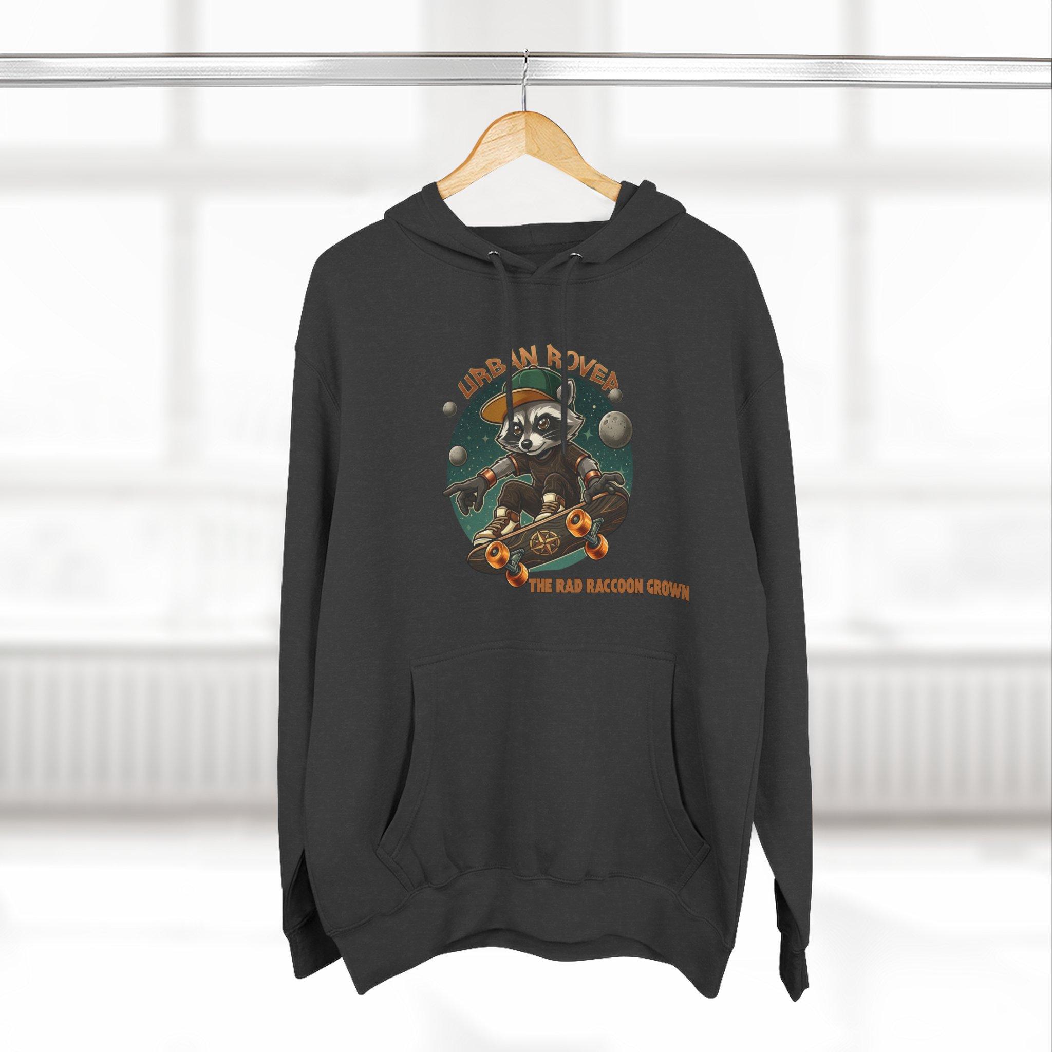 Raccoon Space Hoodie — "I Need Oxygen" Retro Astronaut Graphic 5 Raccoon Space Hoodie — "I Need Oxygen" Retro Astronaut Graphic - Imagen 5