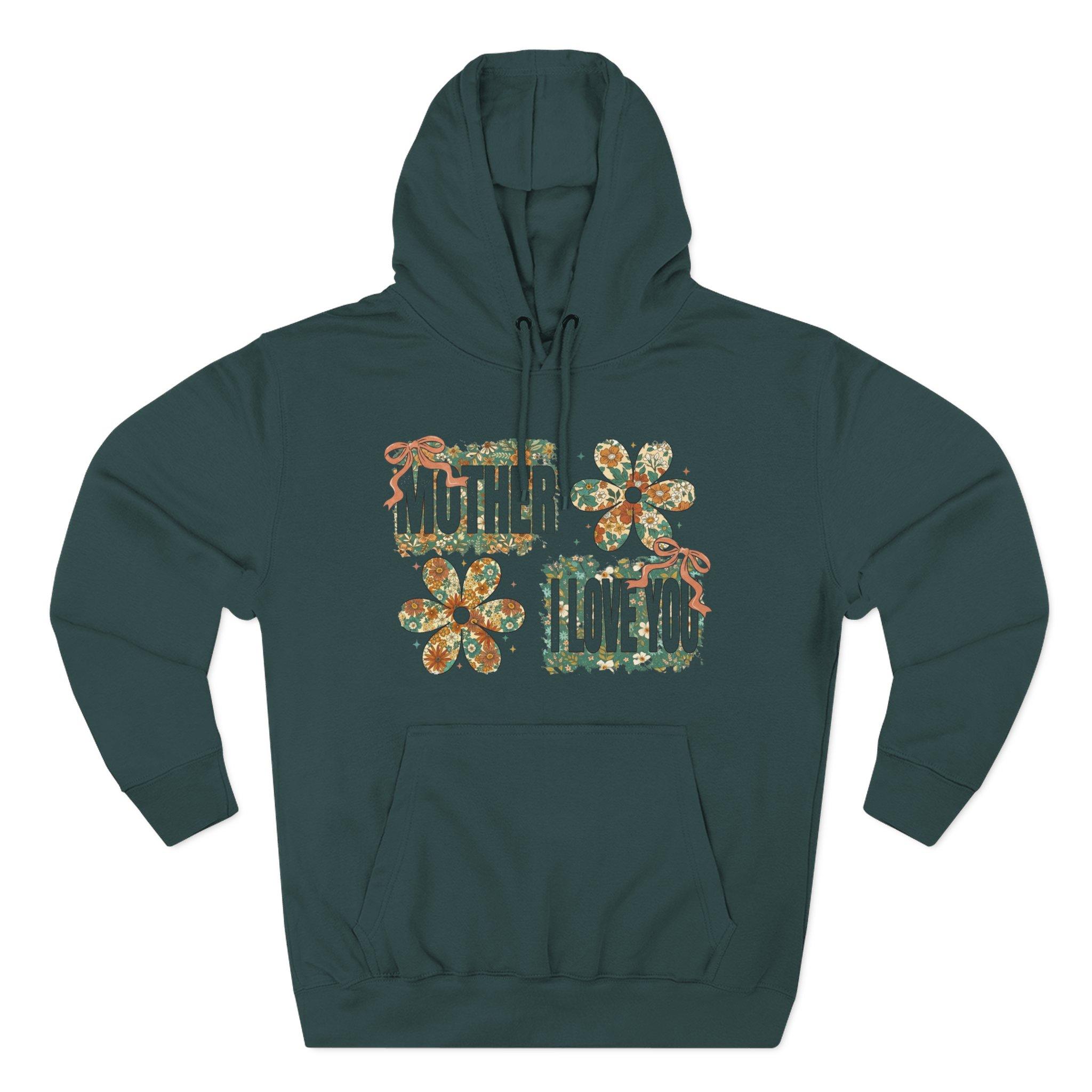 Sudadera con capucha floral "Mother I Love You" — Sudadera polar retro con estampado floral 29 Sudadera con capucha floral "Mother I Love You" — Sudadera polar retro con estampado floral - Imagen 29