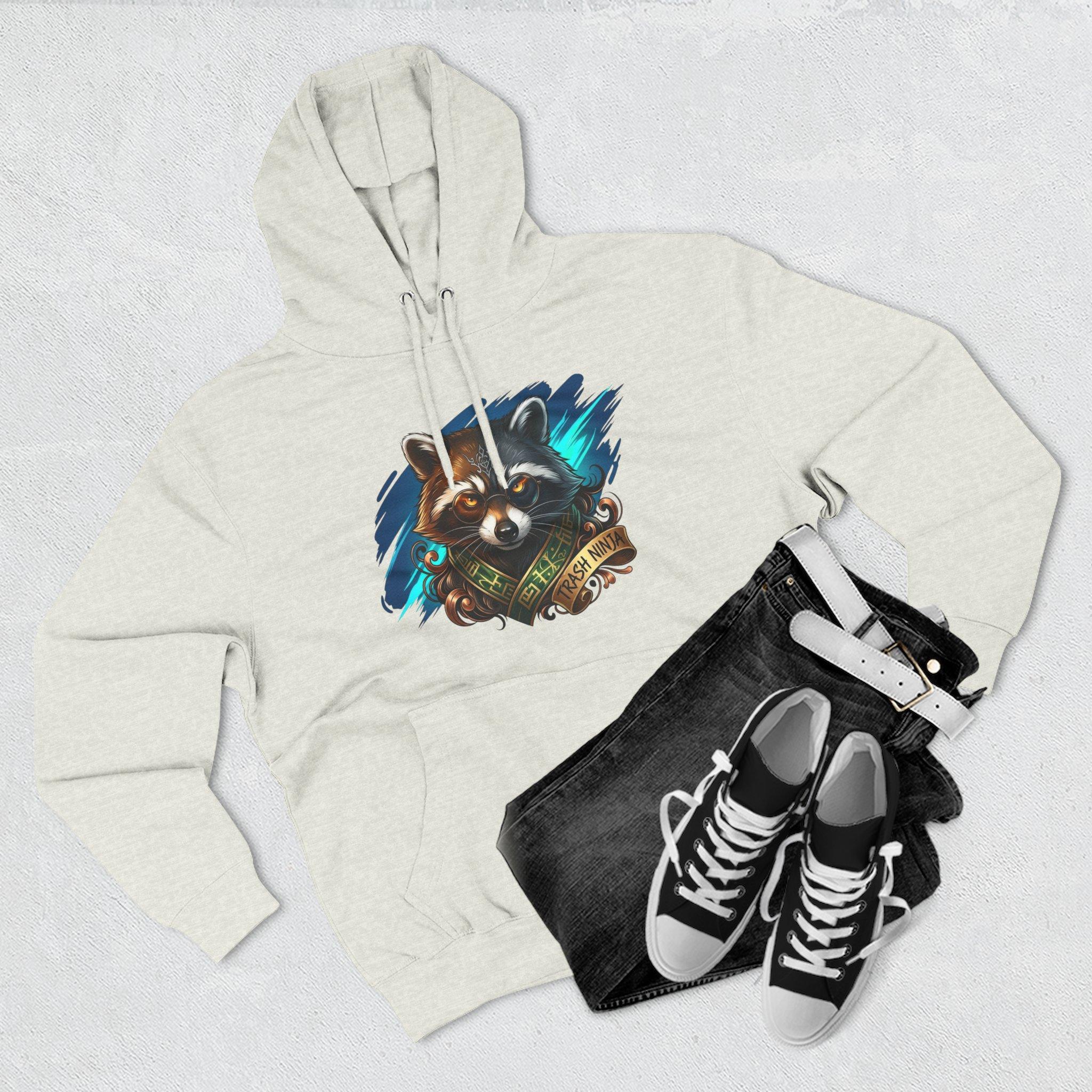 Raccoon Portrait Hoodie — Cute Forest Animal Graphic Pullover 23 Raccoon Portrait Hoodie — Cute Forest Animal Graphic Pullover - Imagen 23