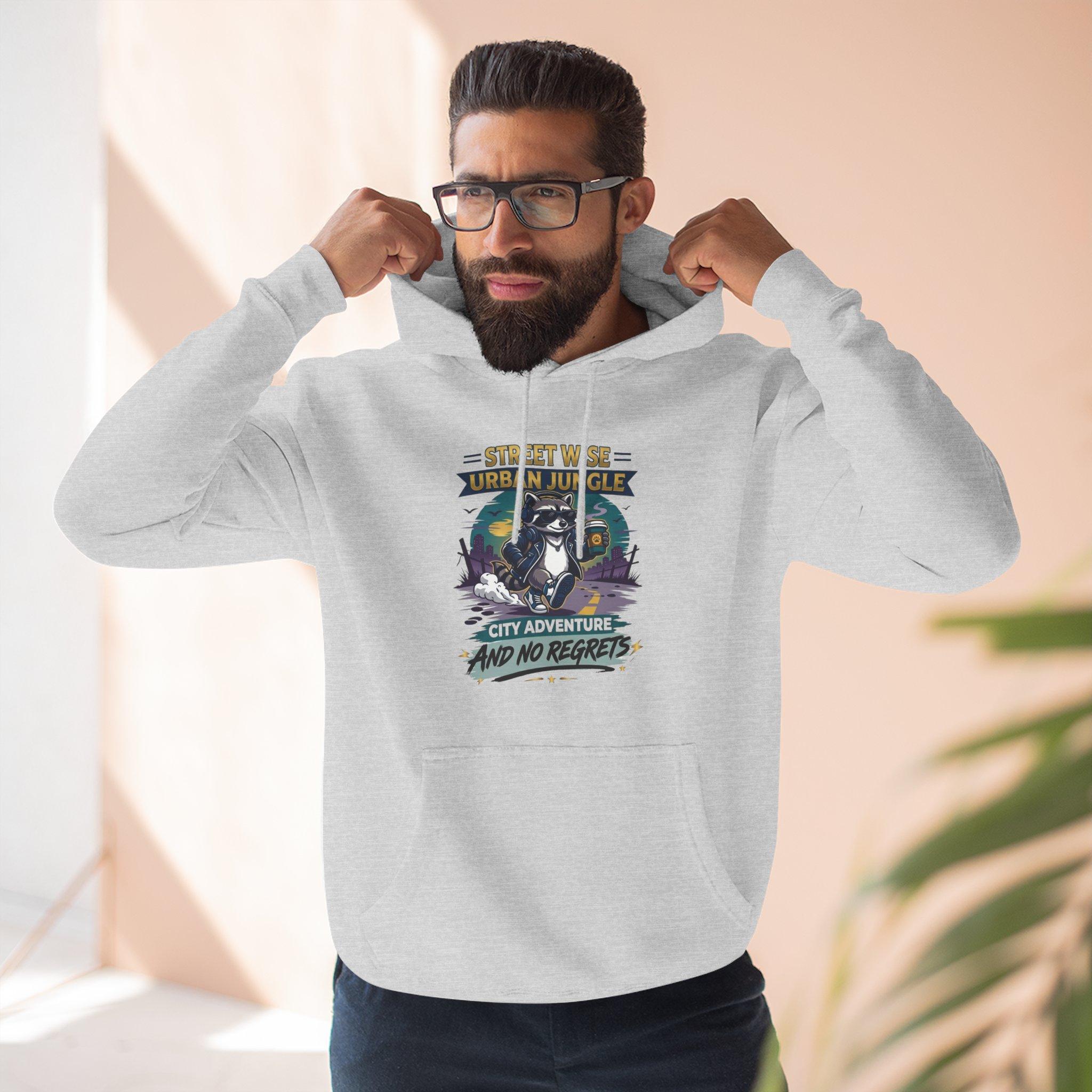 Sudadera con capucha Aventura en la ciudad — Sudadera con capucha de forro polar con estampado Streetwise Urban Jungle 6 Sudadera con capucha Aventura en la ciudad — Sudadera con capucha de forro polar con estampado Streetwise Urban Jungle - Imagen 6