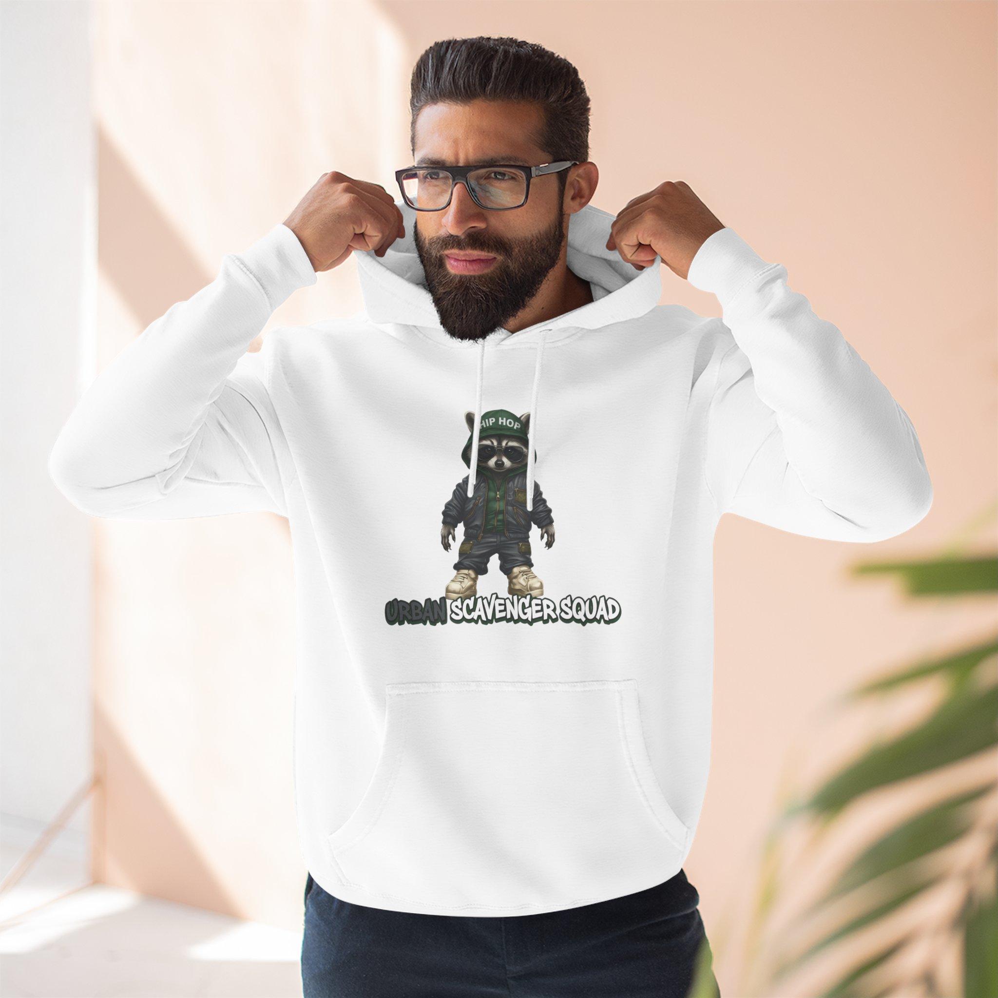 Scavenger Squad Graphic Hoodie — Cute Monster Character Pullover 1 Scavenger Squad Graphic Hoodie — Cute Monster Character Pullover