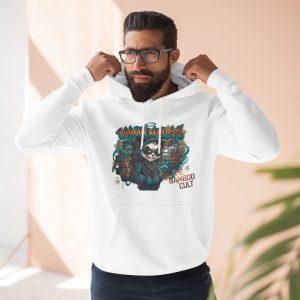 Sudadera con capucha Urban Sloth Bamboo Graffiti — Sudadera de forro polar estilo streetwear