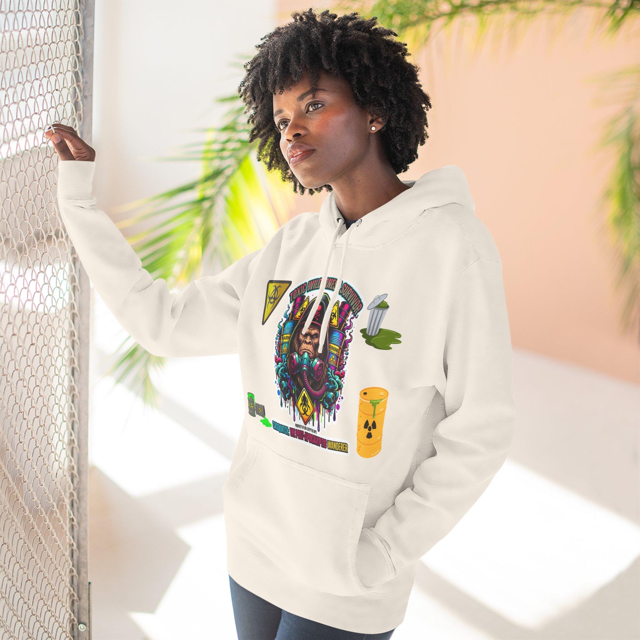 Sudadera con capucha y máscara tribal psicodélica: jersey con estampado vaporwave colorido. 18 Sudadera con capucha y máscara tribal psicodélica: jersey con estampado vaporwave colorido. - Imagen 18