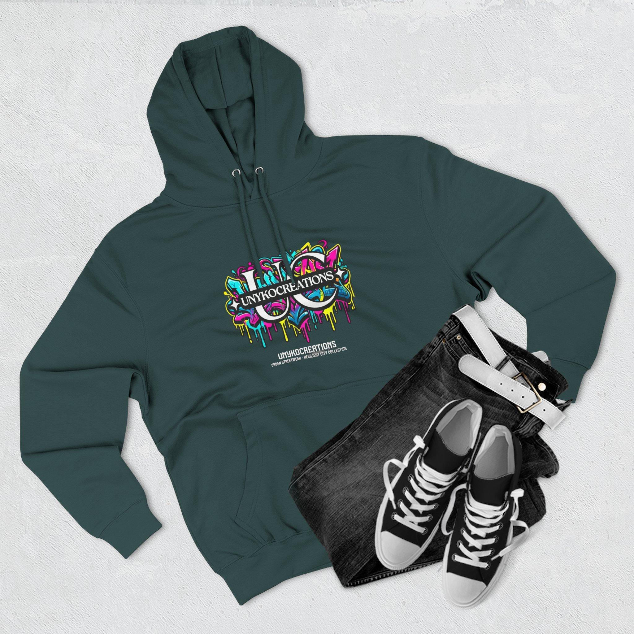 Graffiti Logo Hoodie - Colorful Urban Streetwear Fleece 8 Graffiti Logo Hoodie - Colorful Urban Streetwear Fleece - Imagen 8